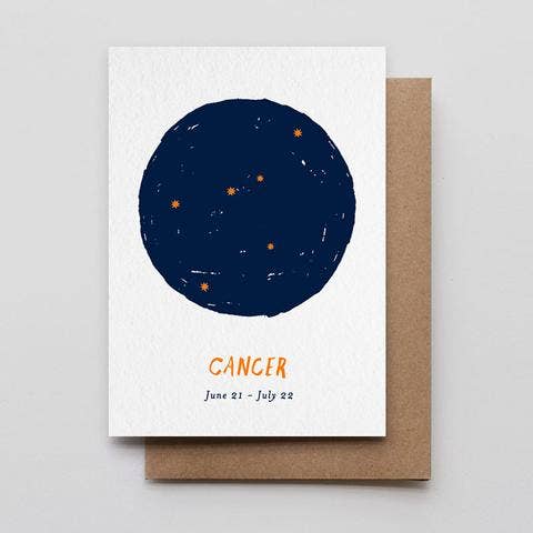 Cancer Star Sign Card