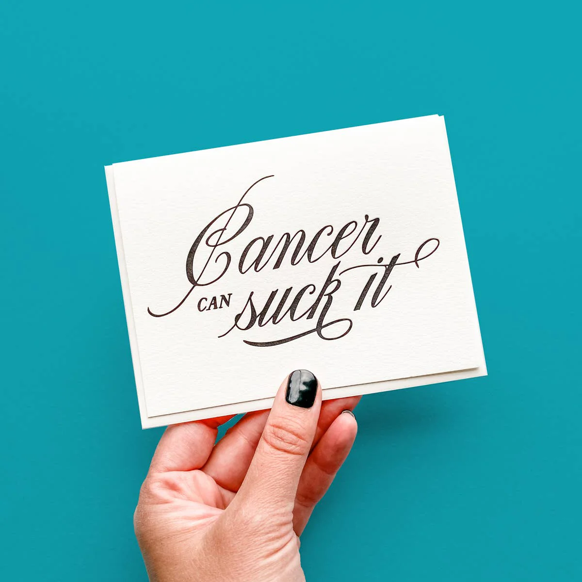 Cancer Can Suck It Sympathy Card - Image 2