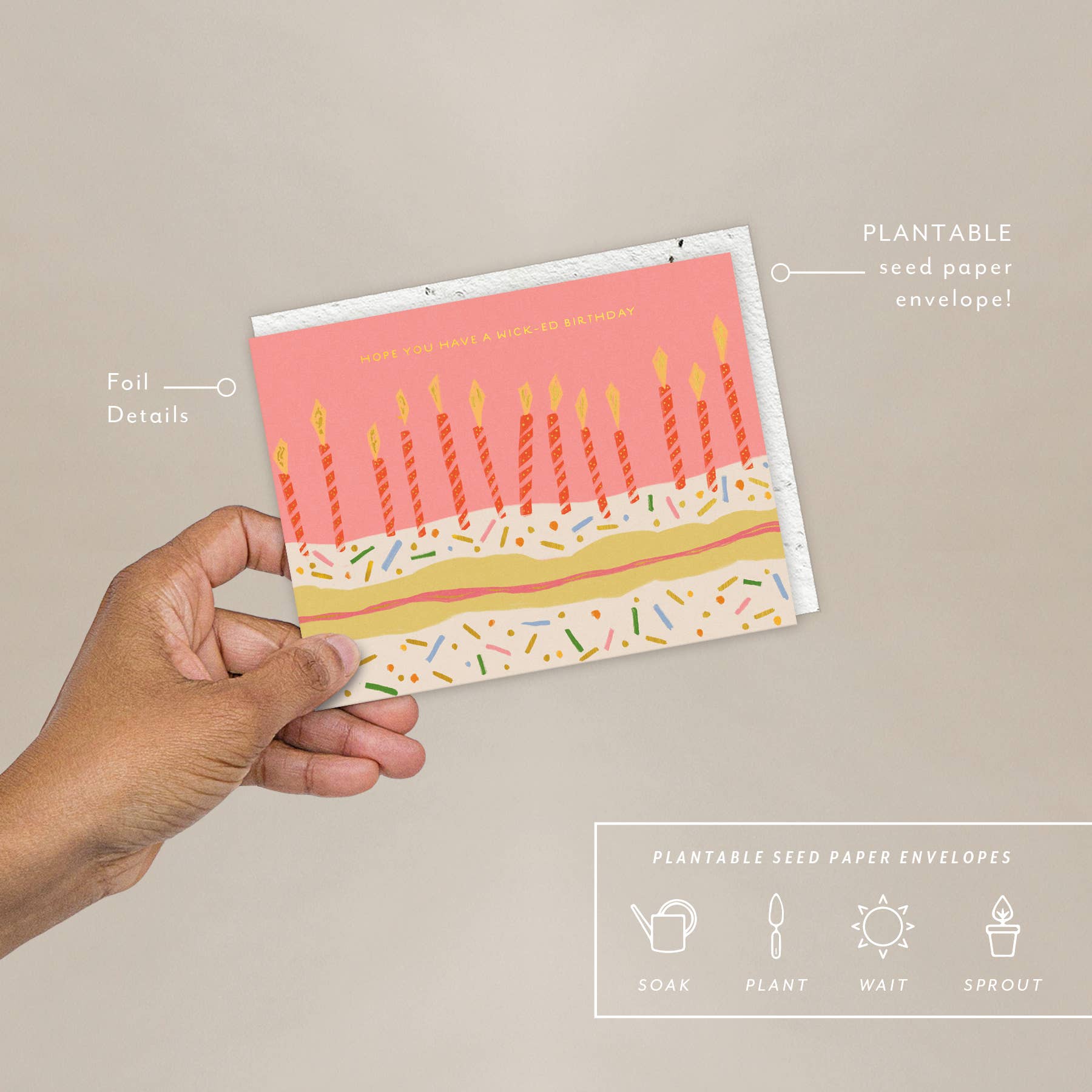 Candle Wick-ed Birthday Card - Image 2