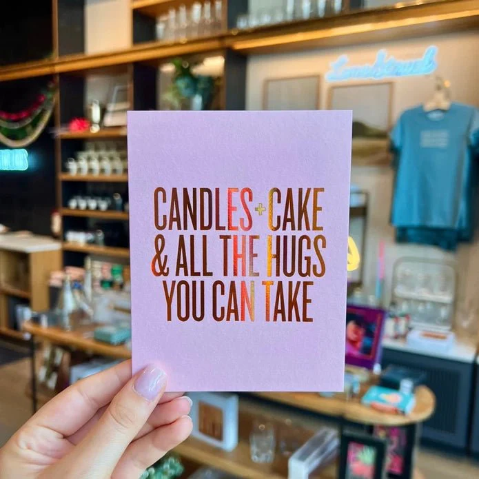 Candles + Cake Birthday Card - Image 2