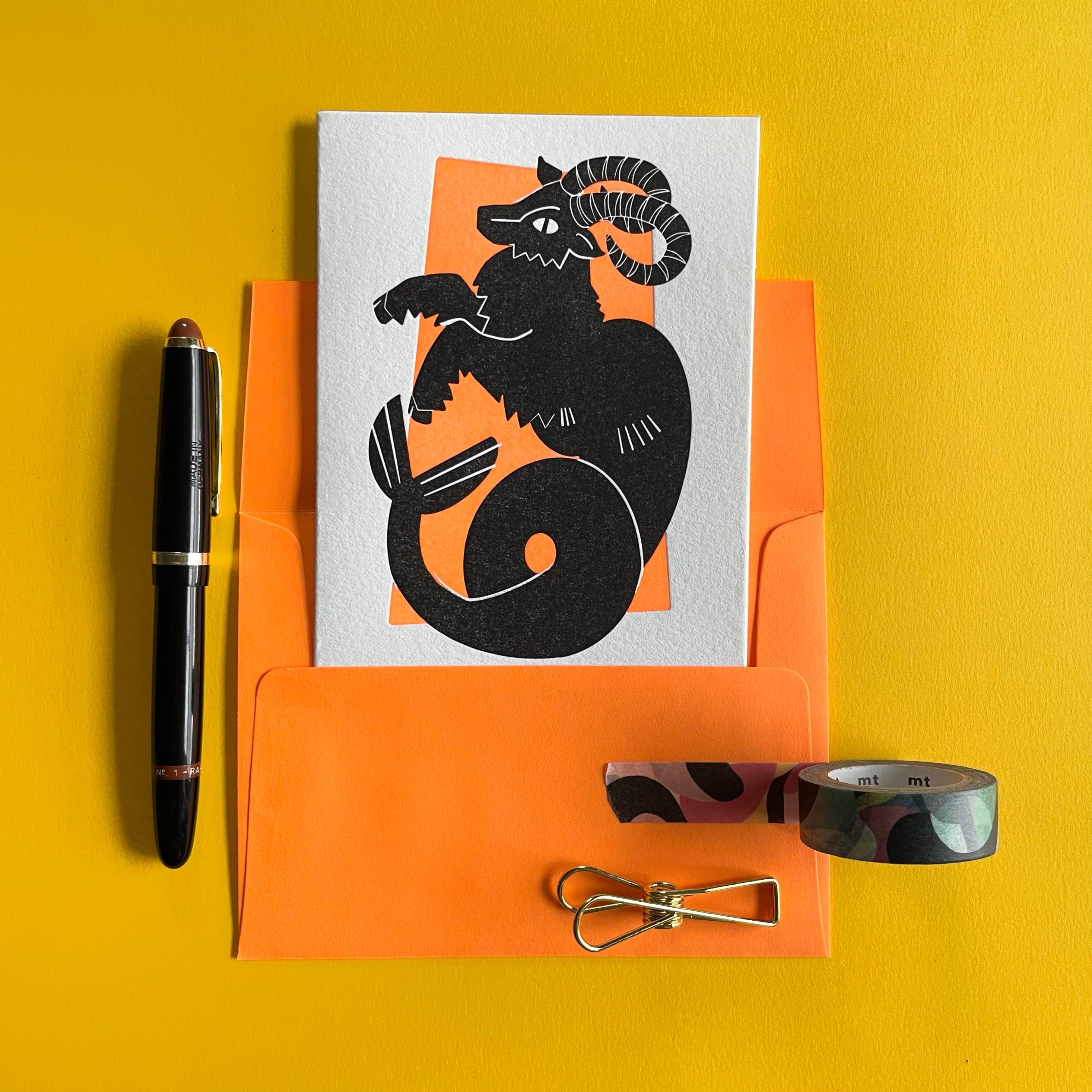 Zodiac Capricorn Birthday Card - Image 3