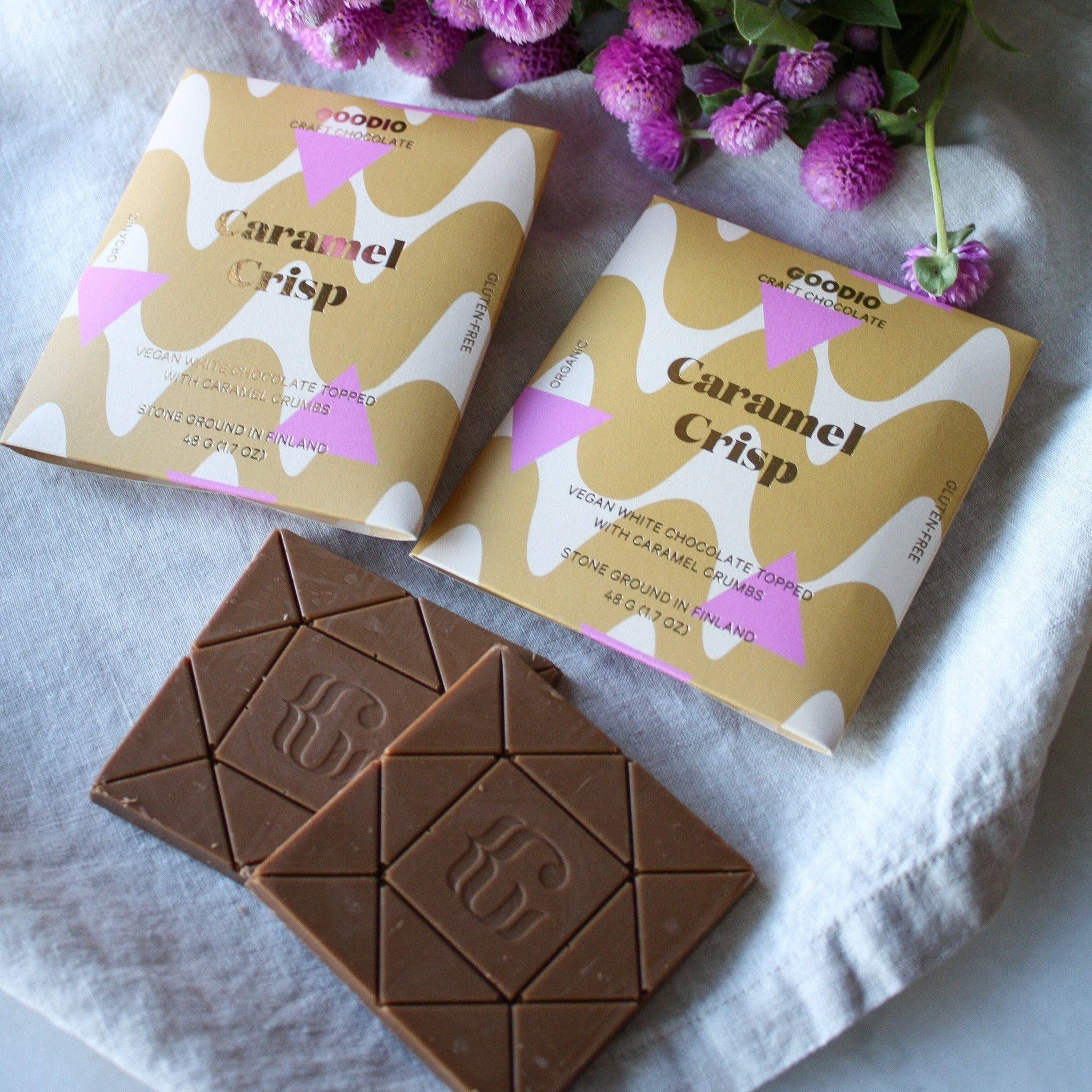 Caramel Crisp White Chocolate Bar - Image 2