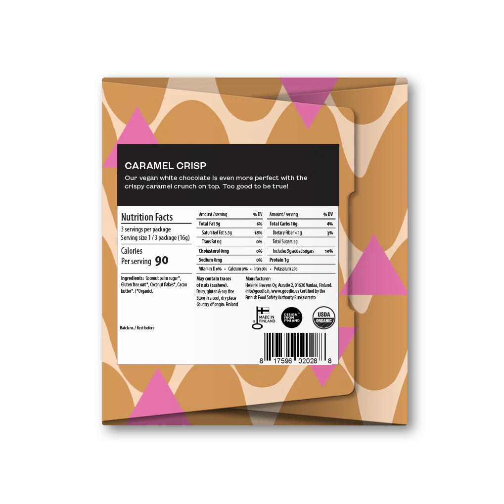 Caramel Crisp White Chocolate Bar - Image 5