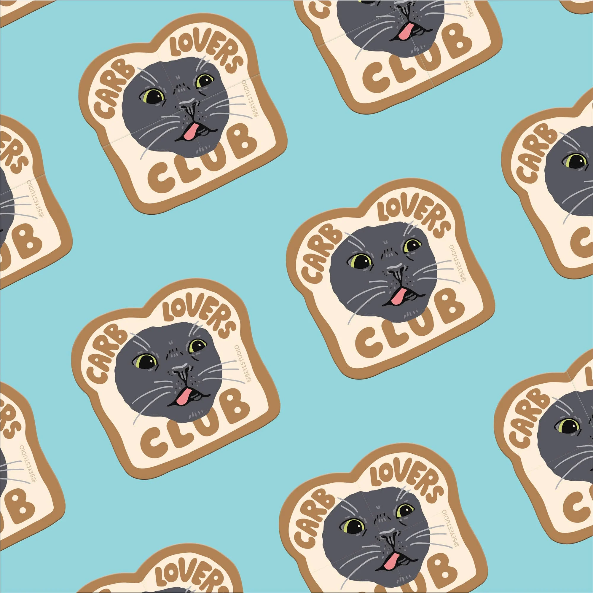 Carb Lovers Club Sticker - Image 3