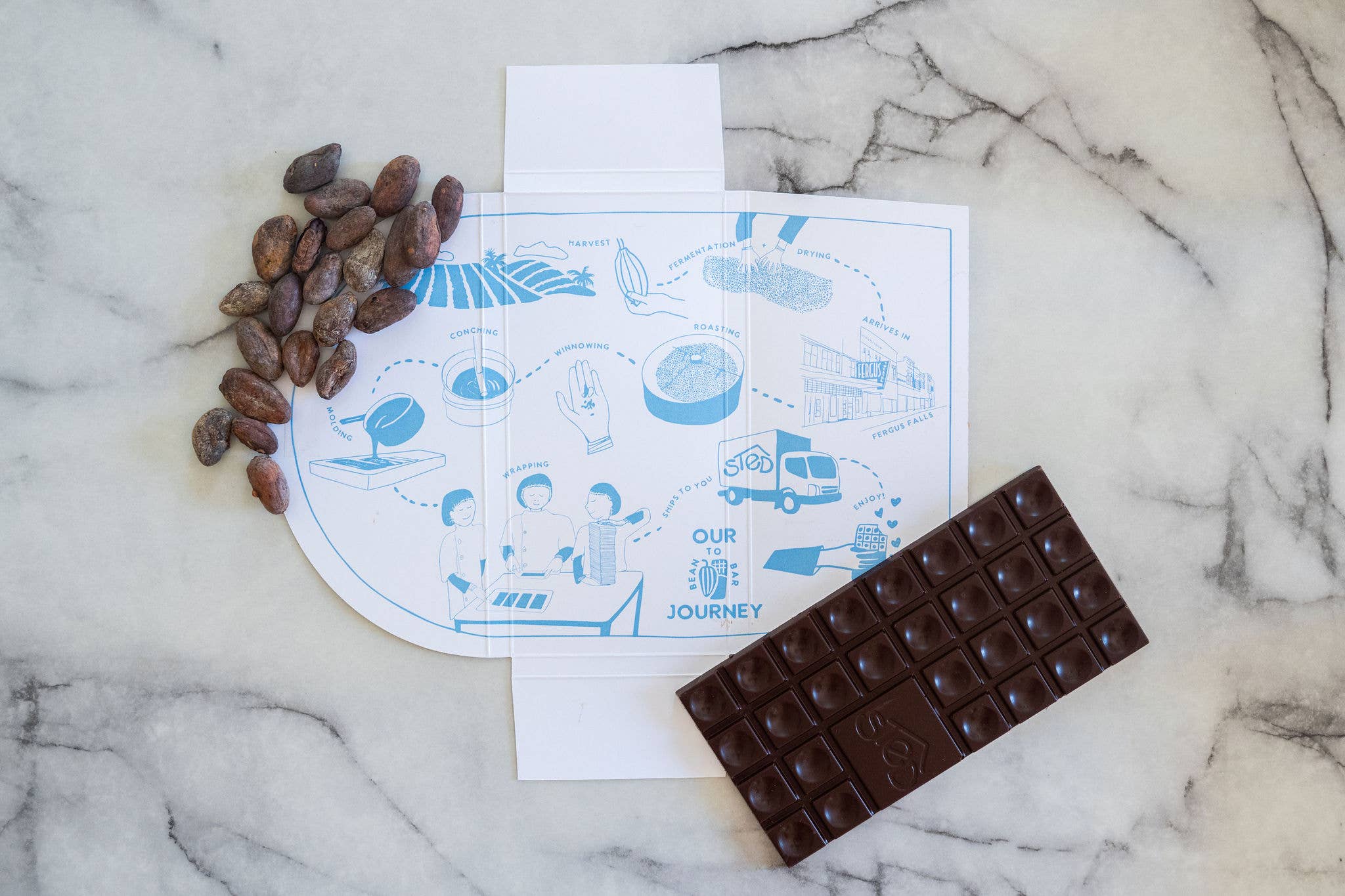 Cardamom Krumkake Cookie Chocolate Bar - Image 3