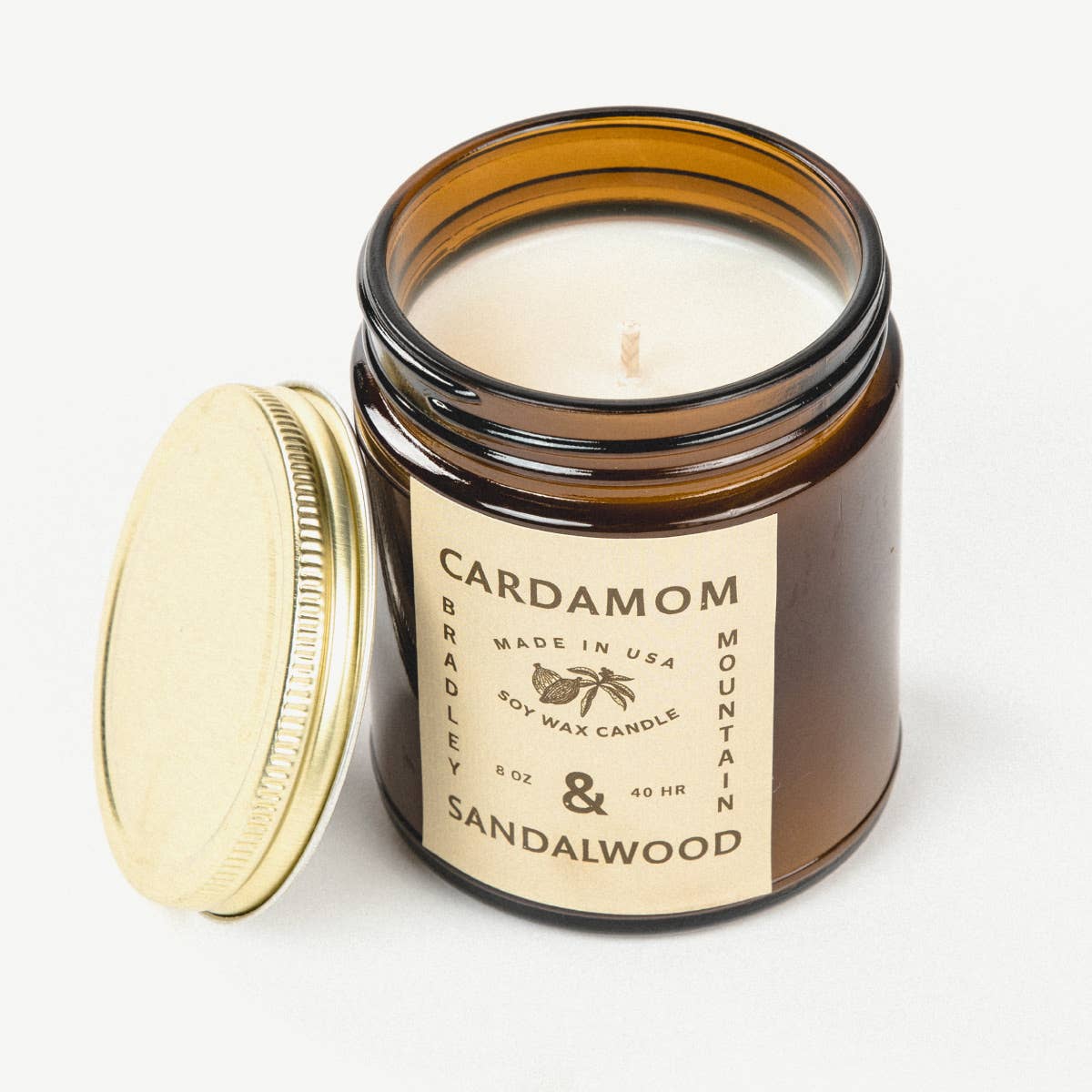 Cardamom & Sandalwood Candle - Image 4