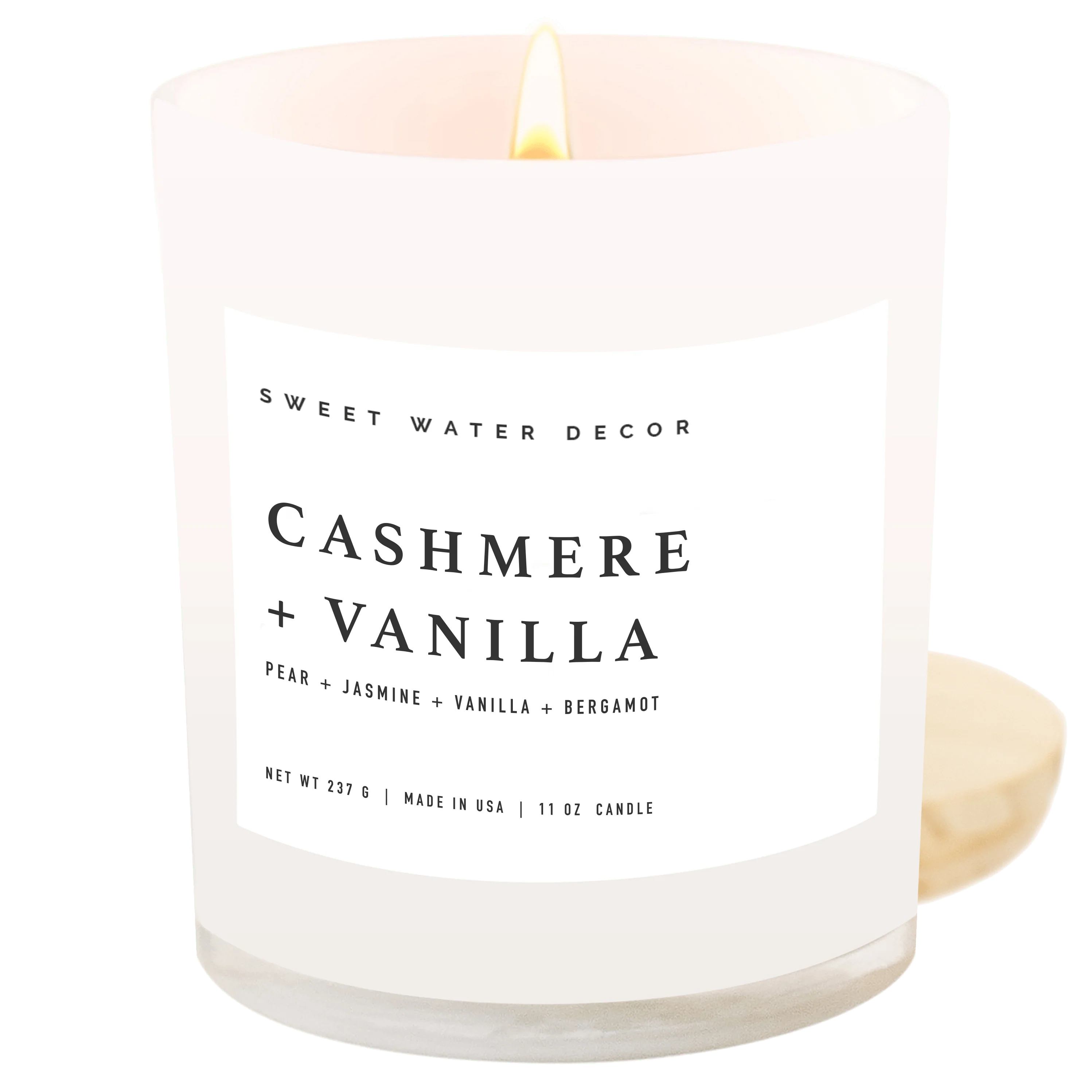 Cashmere & Vanilla Soy Candle - Image 5