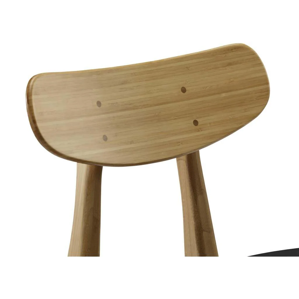 Cassia Dining Chair with Leather Seat - Boxed set of 2 - Image 2