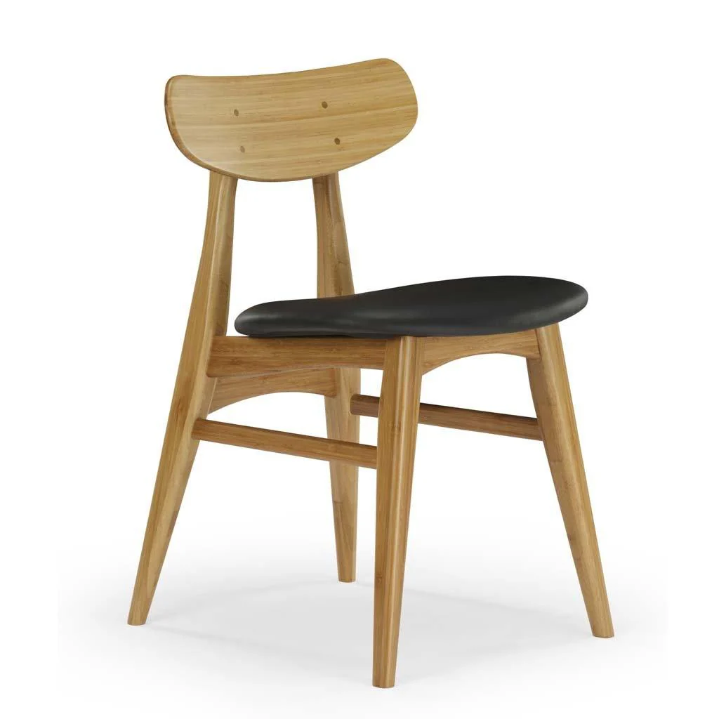 Cassia Dining Chair with Leather Seat - Boxed set of 2 - Image 3