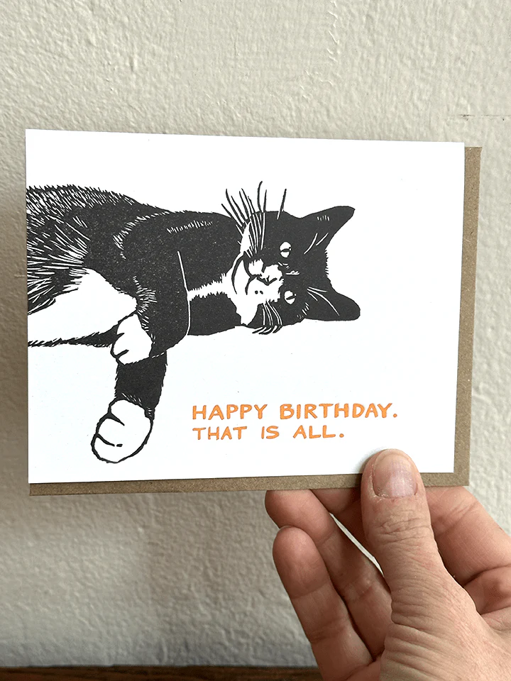 Tuxedo Cat Birthday Cat - Image 3