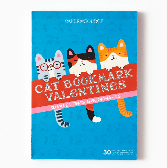 Cat Bookmark Valentines Cards - Image 3