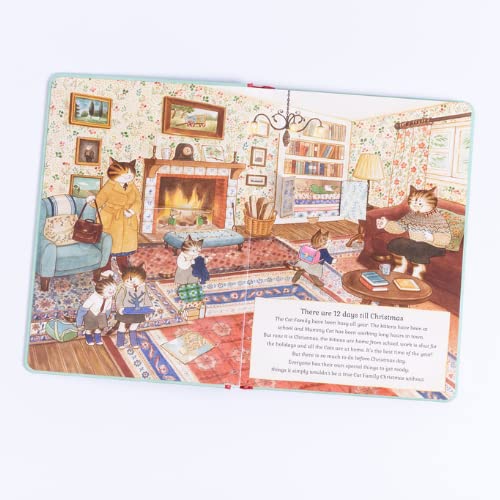 Cat Family Christmas Lift-the-Flap Advent Book - Image 3