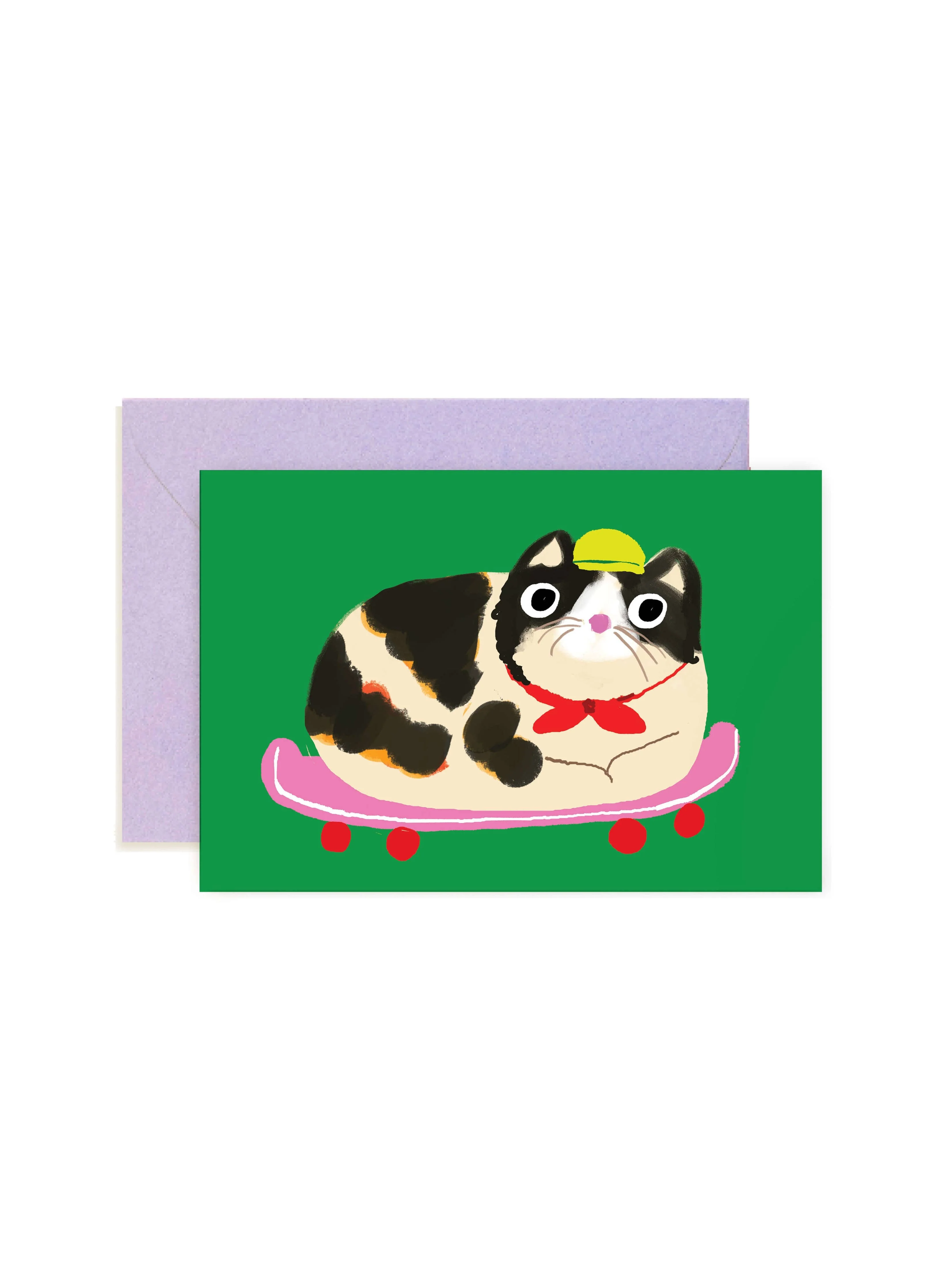 Cat Loaf Skateboard Mini Card