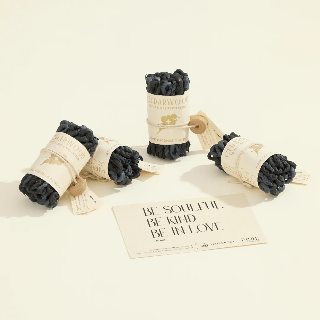 Cedarwood Rope Incense Bundle - Image 4