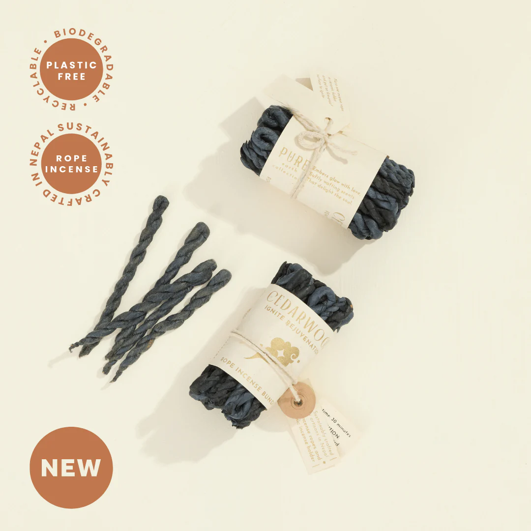 Cedarwood Rope Incense Bundle - Image 5