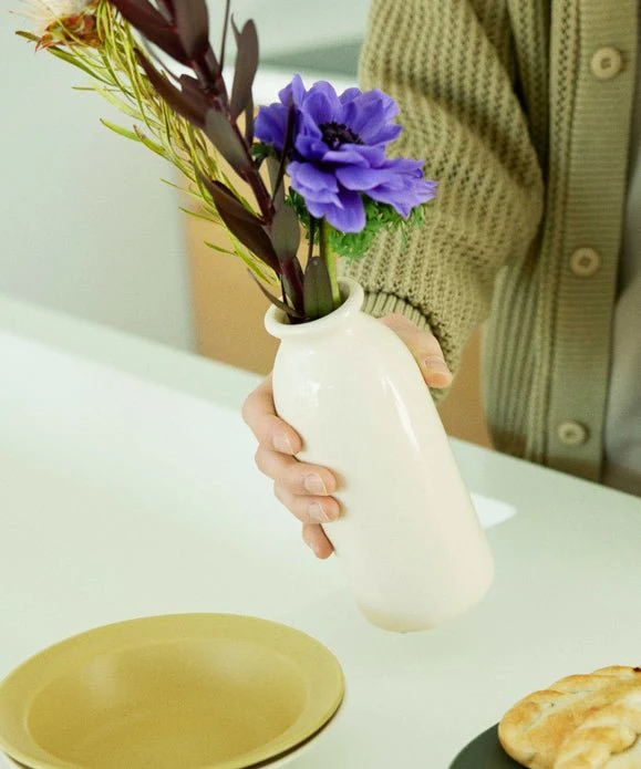 Ceramic Milk Bottle Vase - Image 6