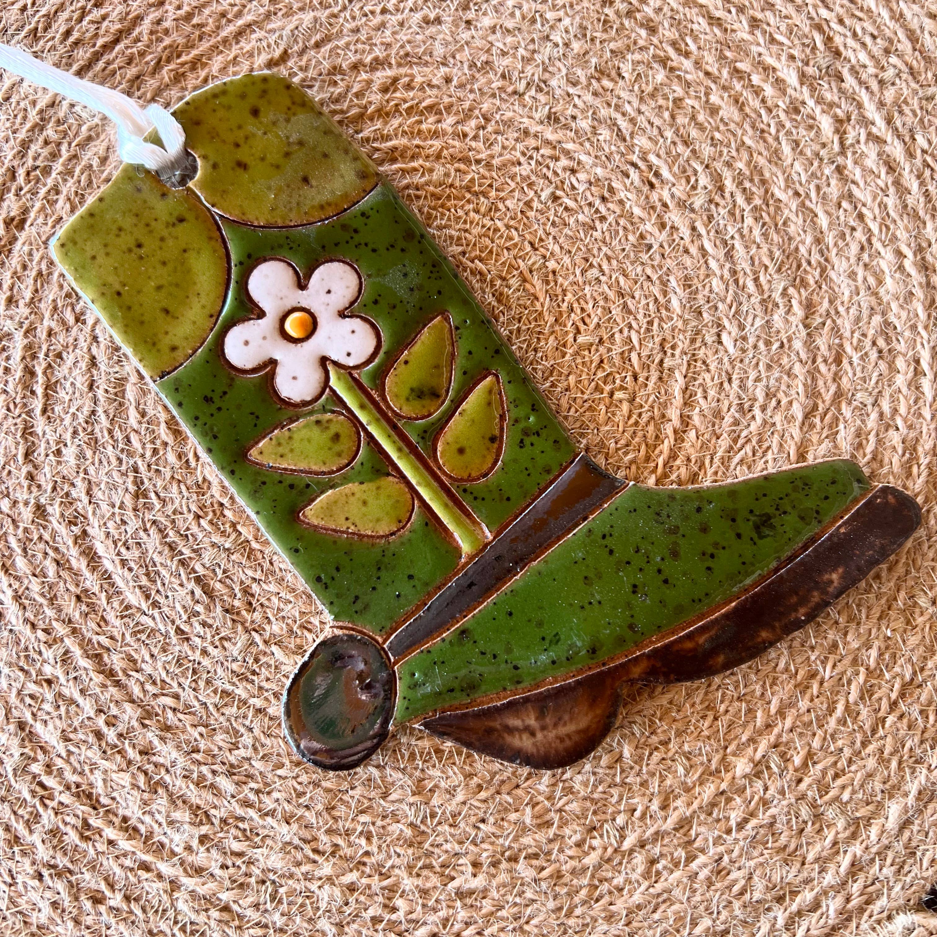 Western Boot Ceramic Ornaments - Image 2