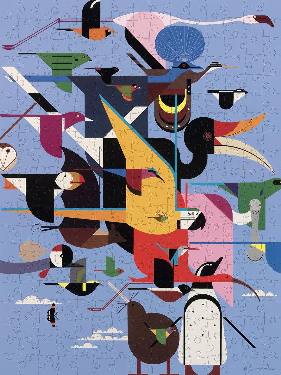 Charley Harper: Wings of the World Puzzle - Image 2