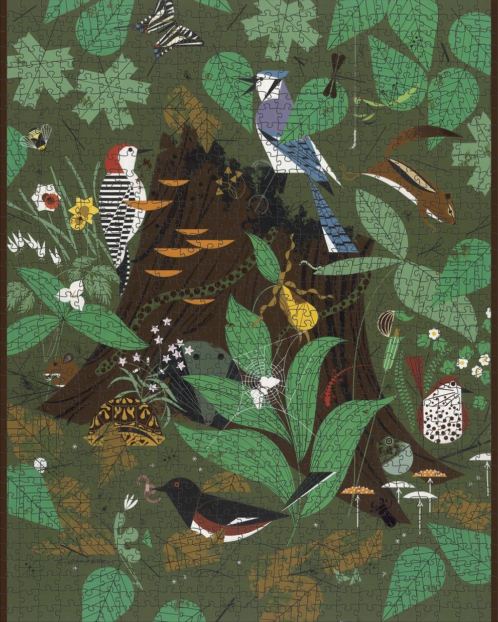 Charley Harper: Woodland Wonders Puzzle - Image 2