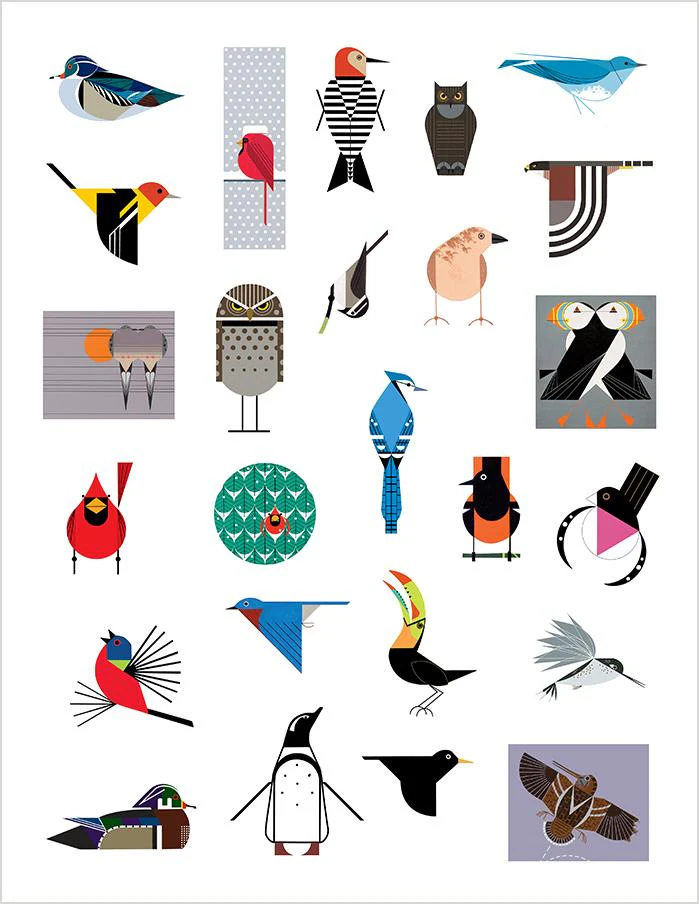 Charley Harper's Bird Sticker Book - Image 3