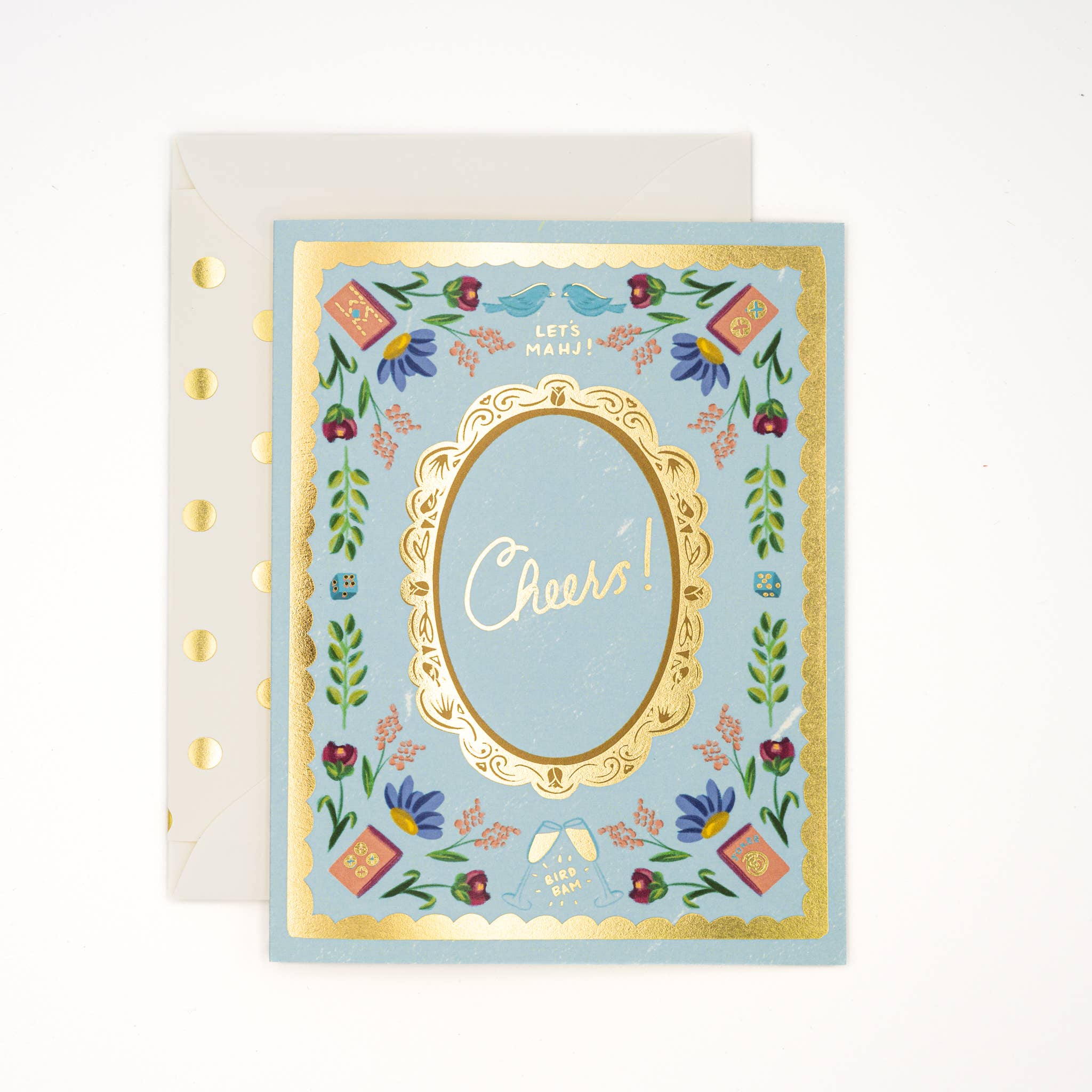 Mahjong (Bird, Bam!) Cheers Card - Image 2