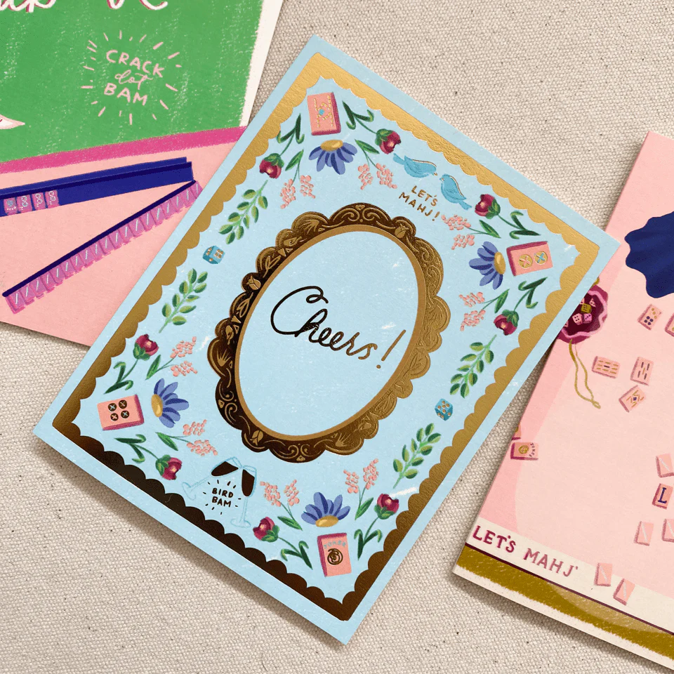 Mahjong (Bird, Bam!) Cheers Card - Image 3