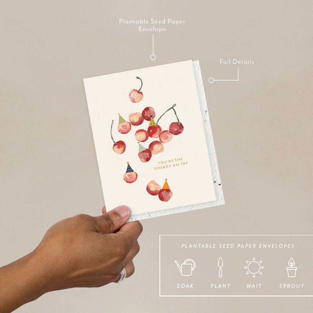 Cherry On Top Celebration Card - Image 2