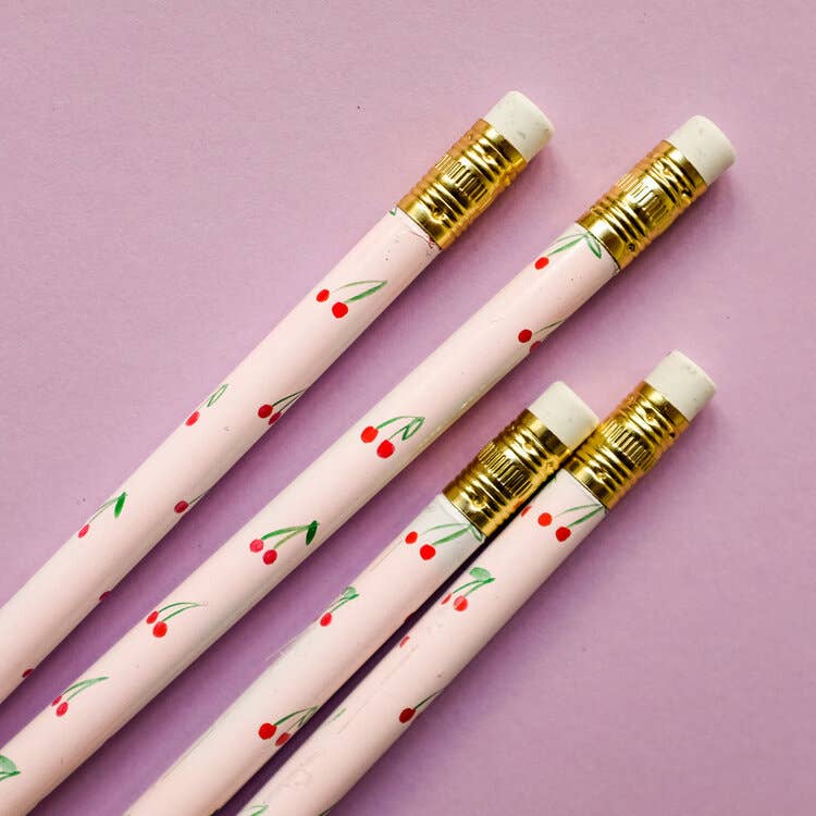 Cherry Pencils Set