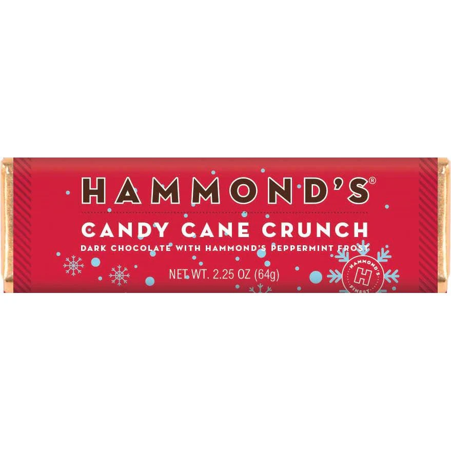 Candy Cane Crunch Dark Chocolate Bar - Image 2