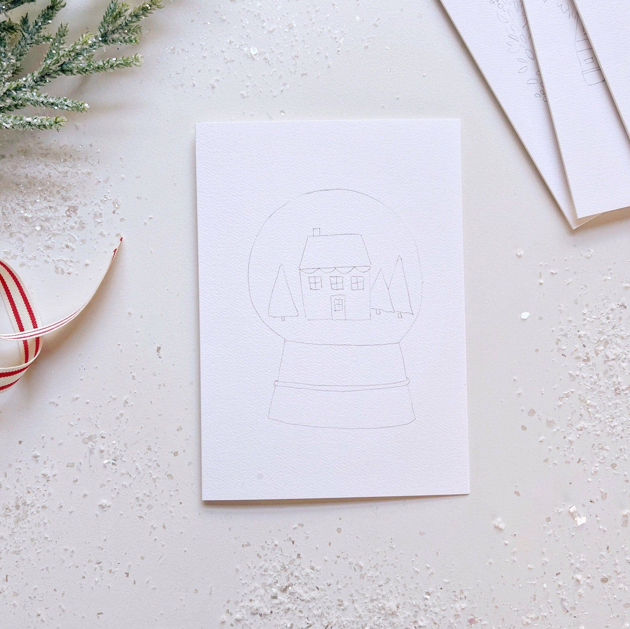 Christmas Cheer Paintable Notecards - Image 12