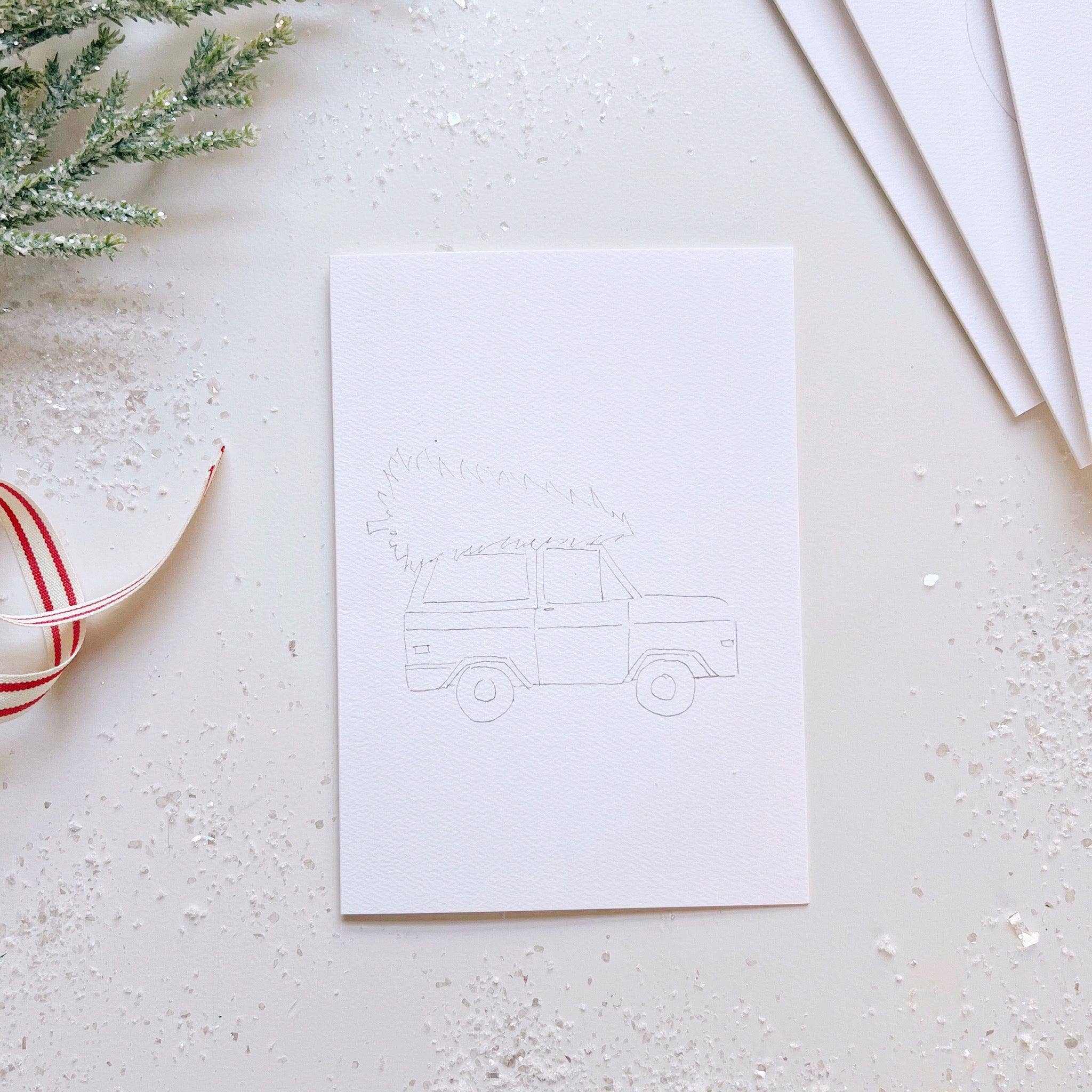 Christmas Cheer Paintable Notecards - Image 13