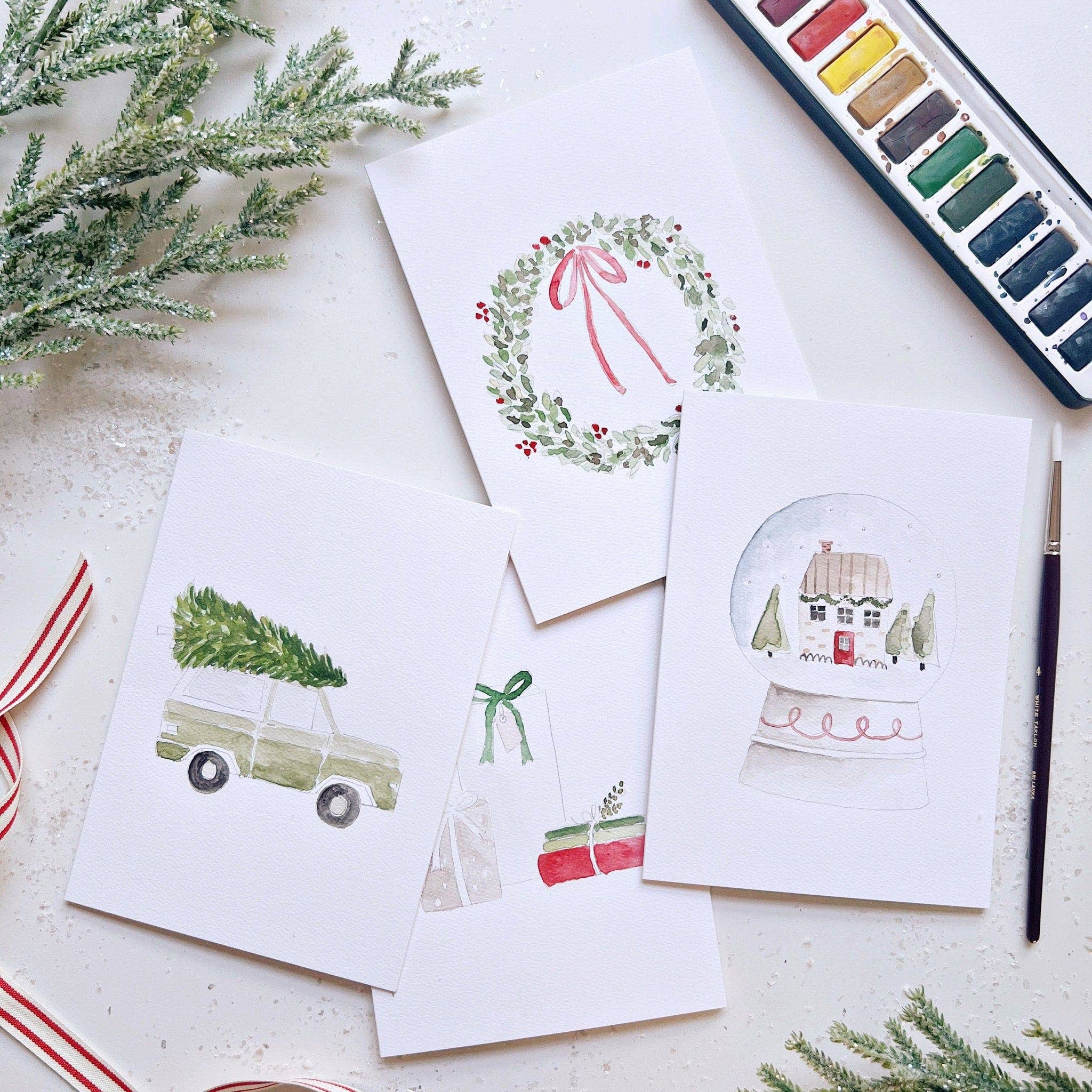 Christmas Cheer Paintable Notecards - Image 5