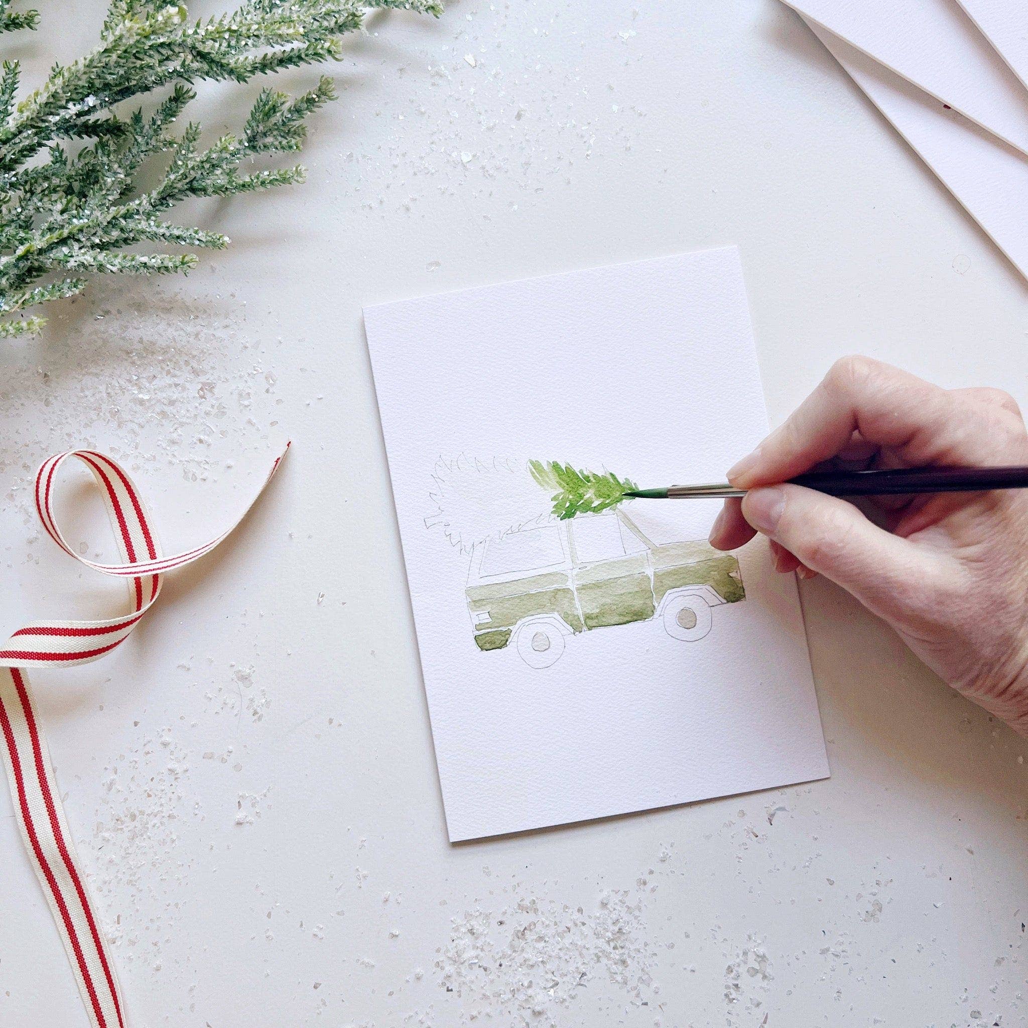Christmas Cheer Paintable Notecards - Image 8
