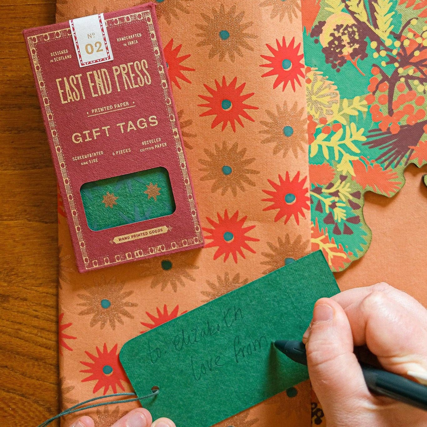 Screen Printed Holiday Gift Tags - Image 3