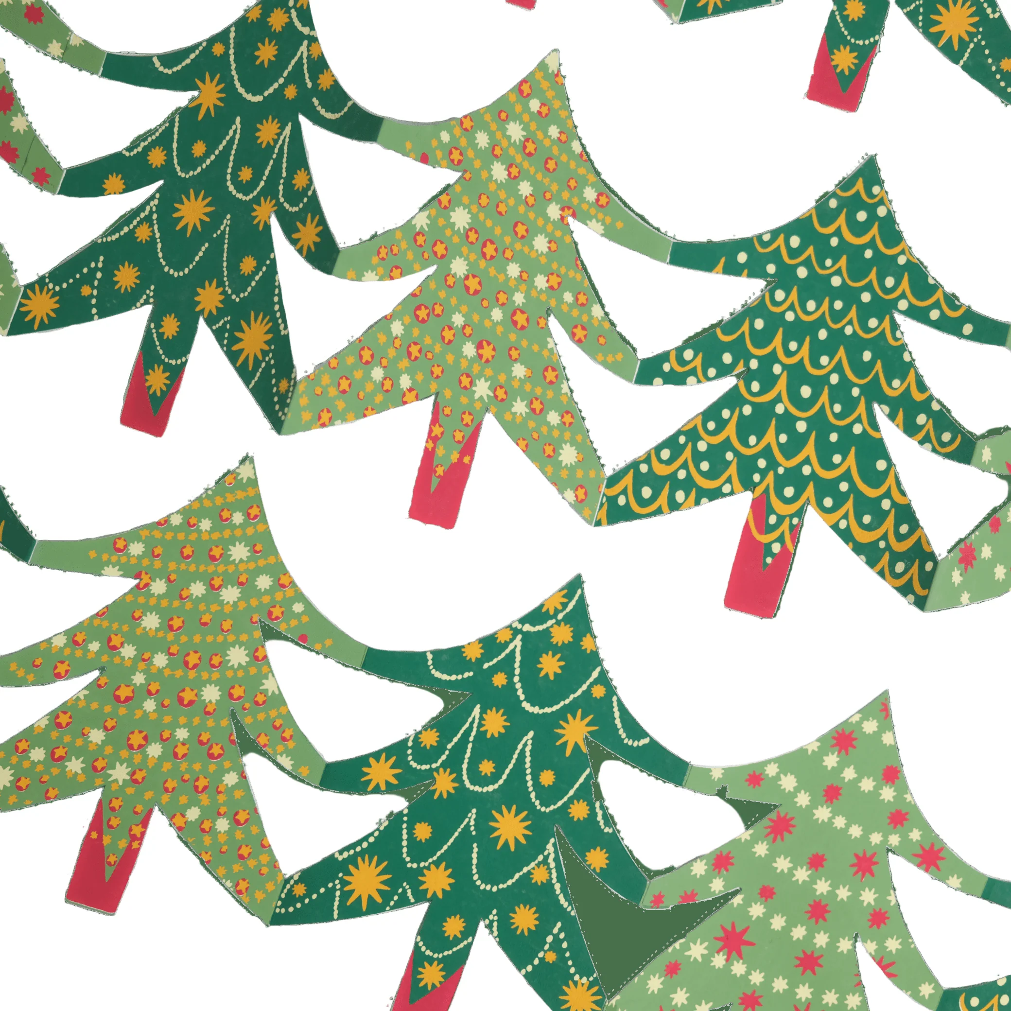 Christmas Trees Folded Garland - Image 4