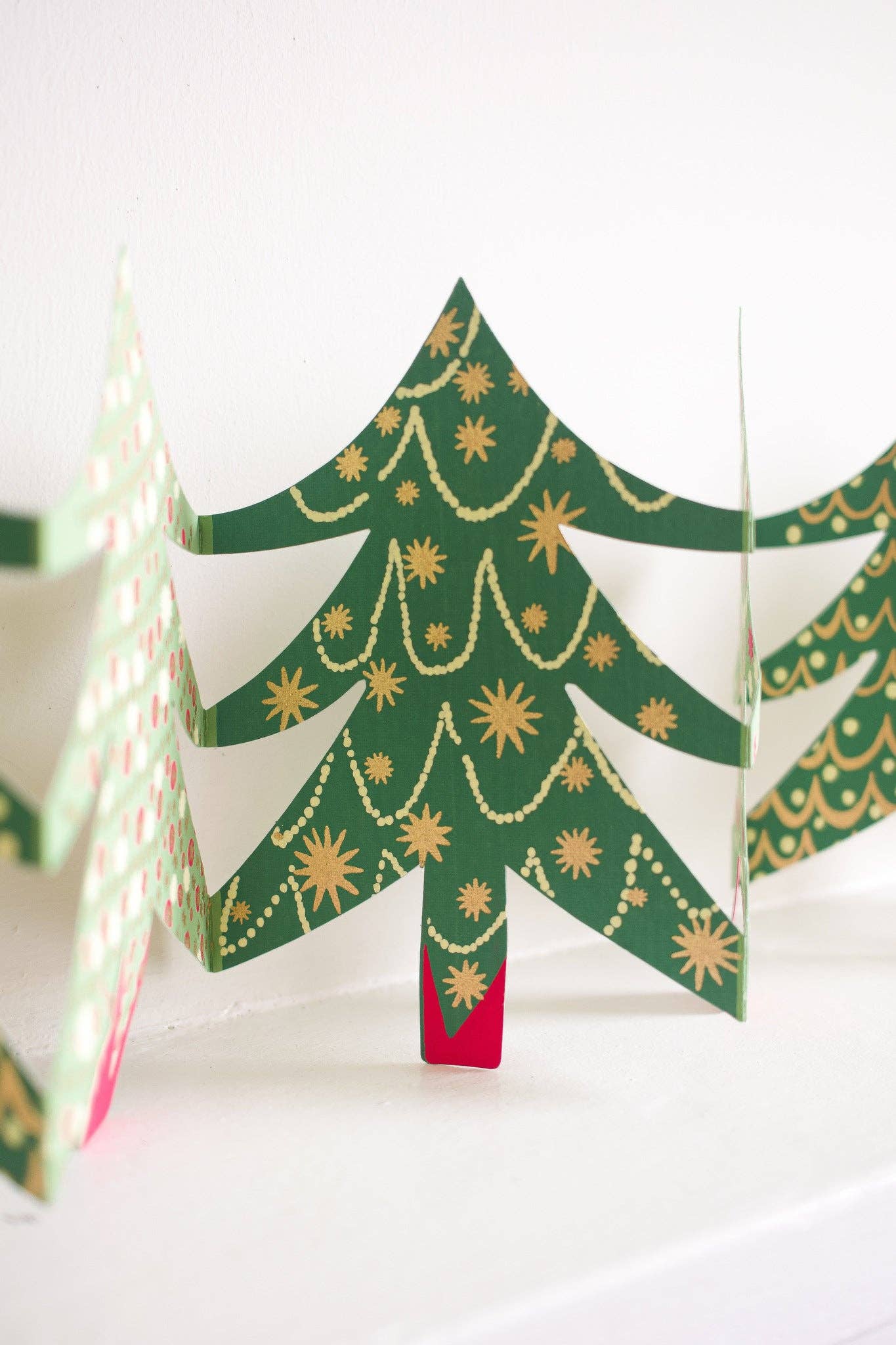 Christmas Trees Folded Garland - Image 5