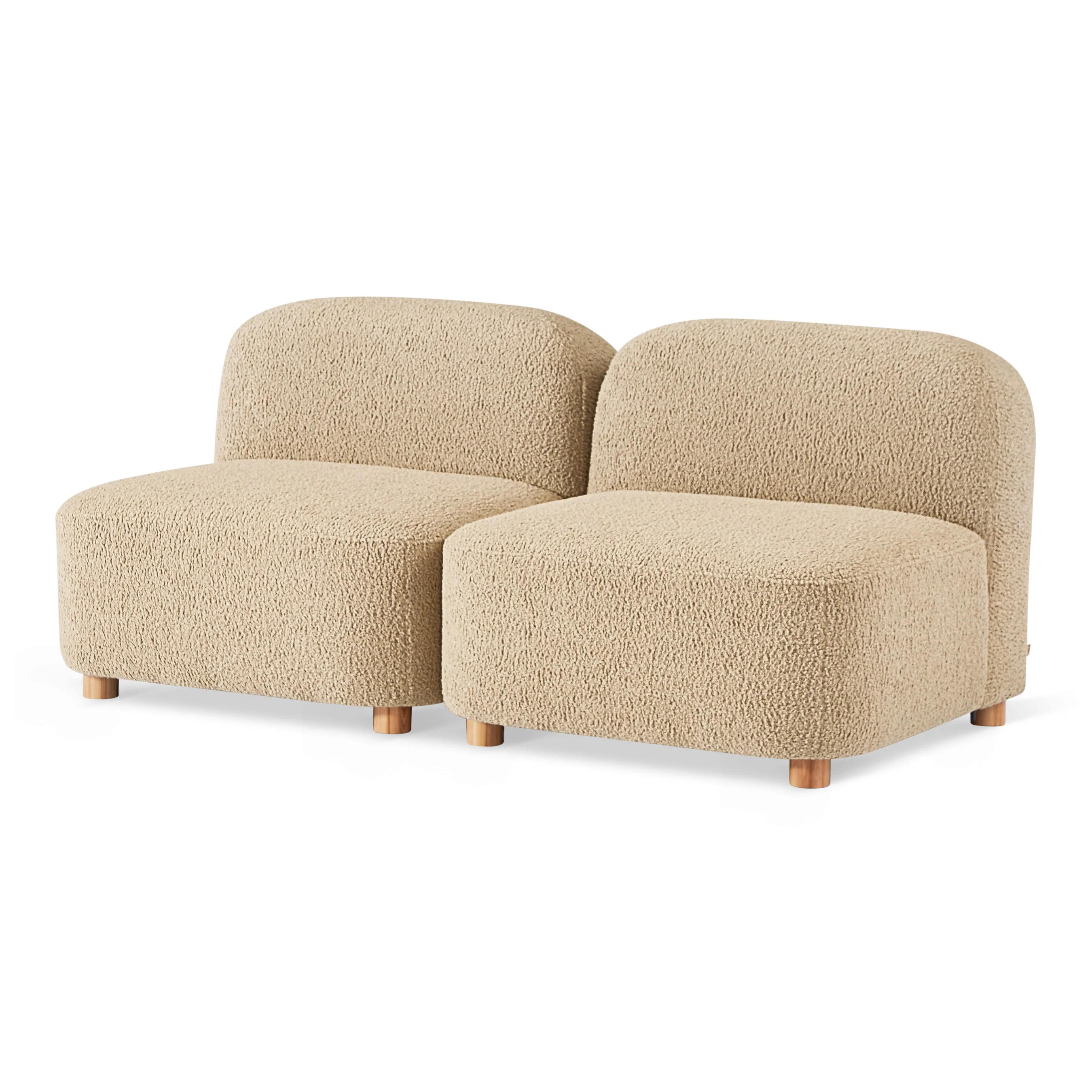 Circuit Modular 2-pc Armless Sofa - Image 2