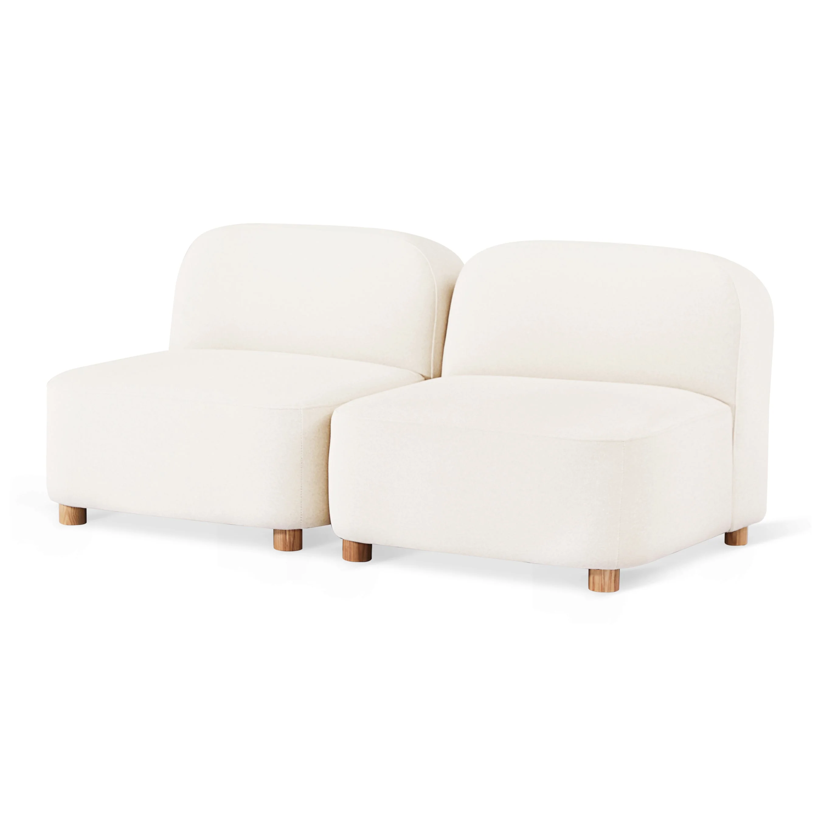 Circuit Modular 2-pc Armless Sofa - Image 3