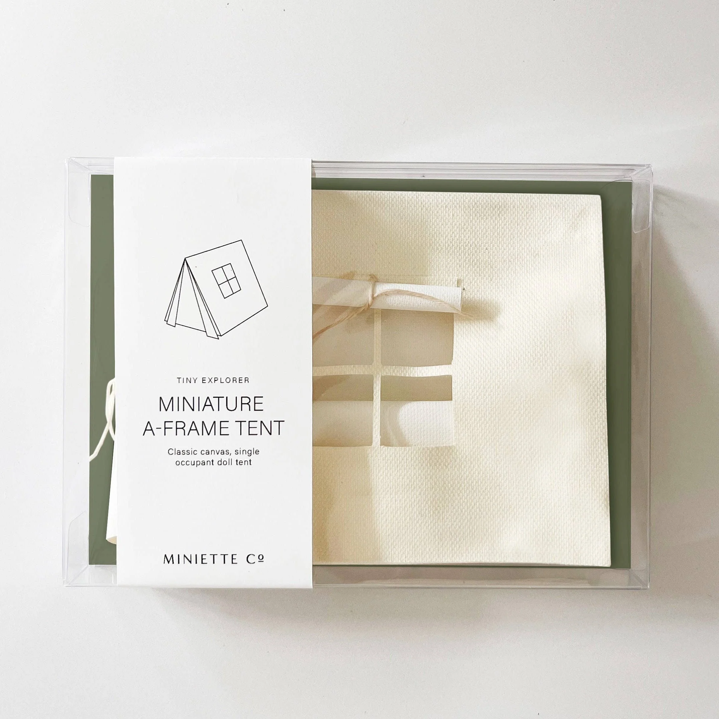 Miniature Canvas Doll Camping Tent - Image 4