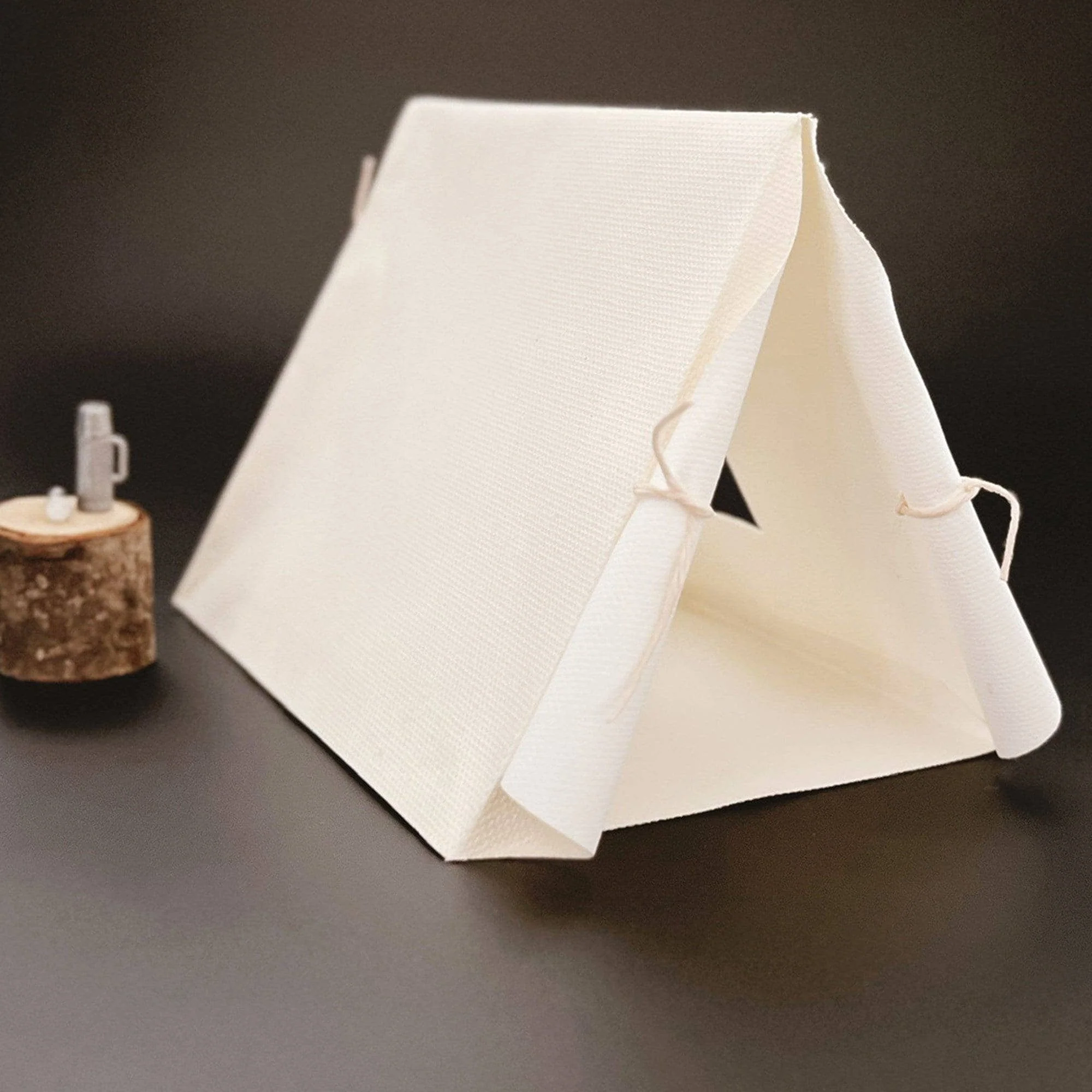 Miniature Canvas Doll Camping Tent - Image 7