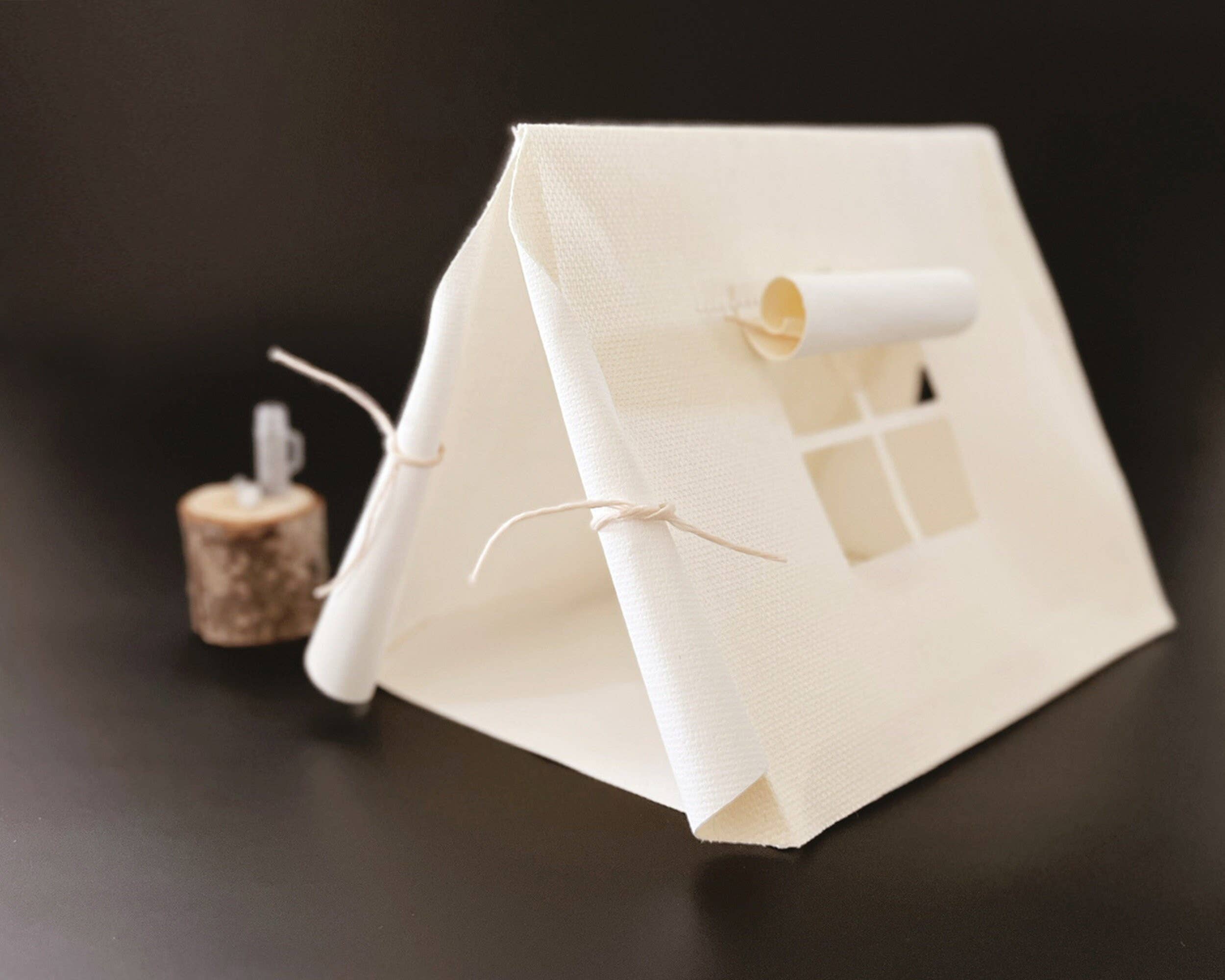 Miniature Canvas Doll Camping Tent - Image 8