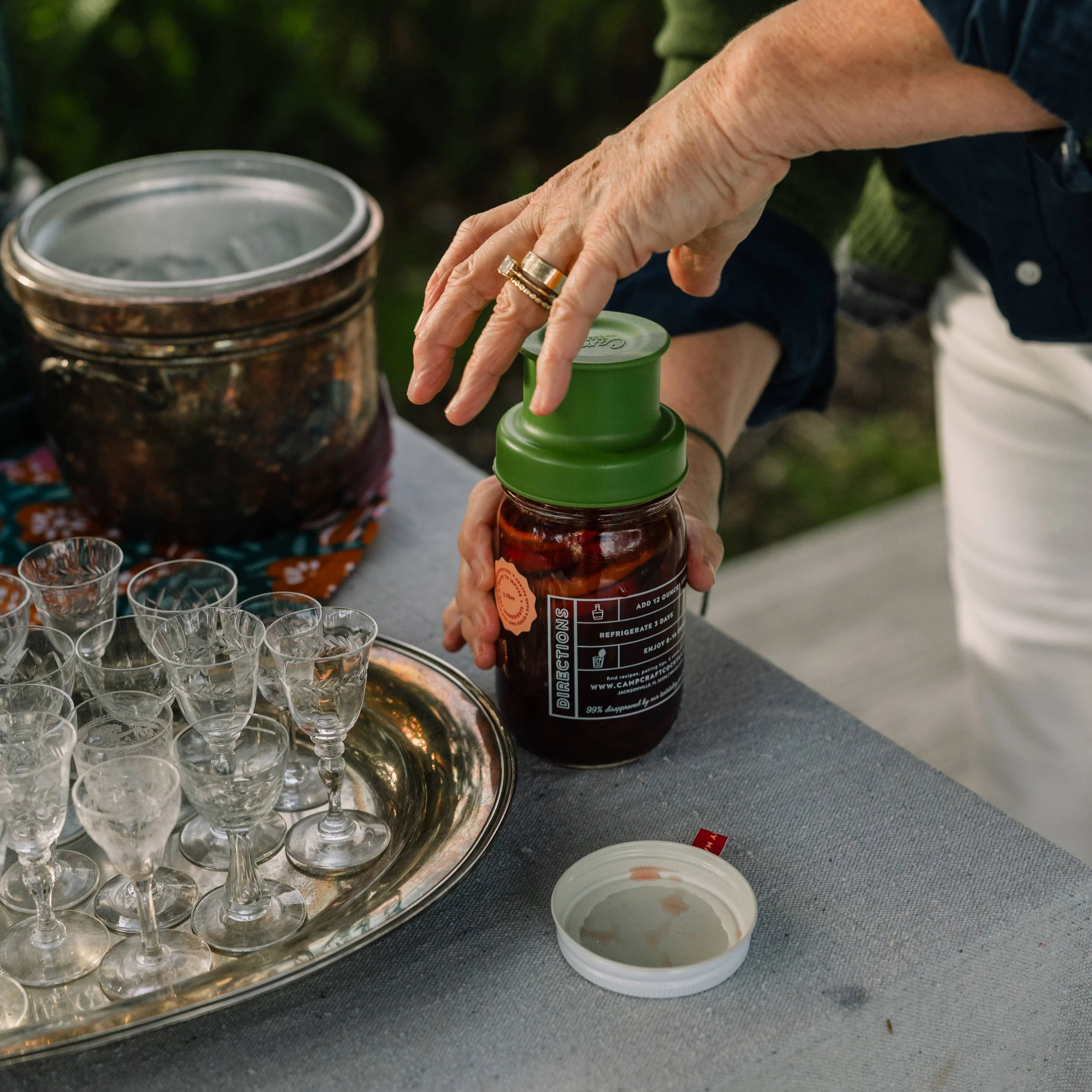 Cocktail Shaker & Strainer Lid - Image 4