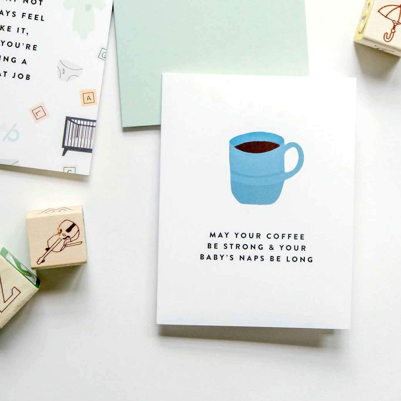 Coffee & Naps New Baby Card - Image 2