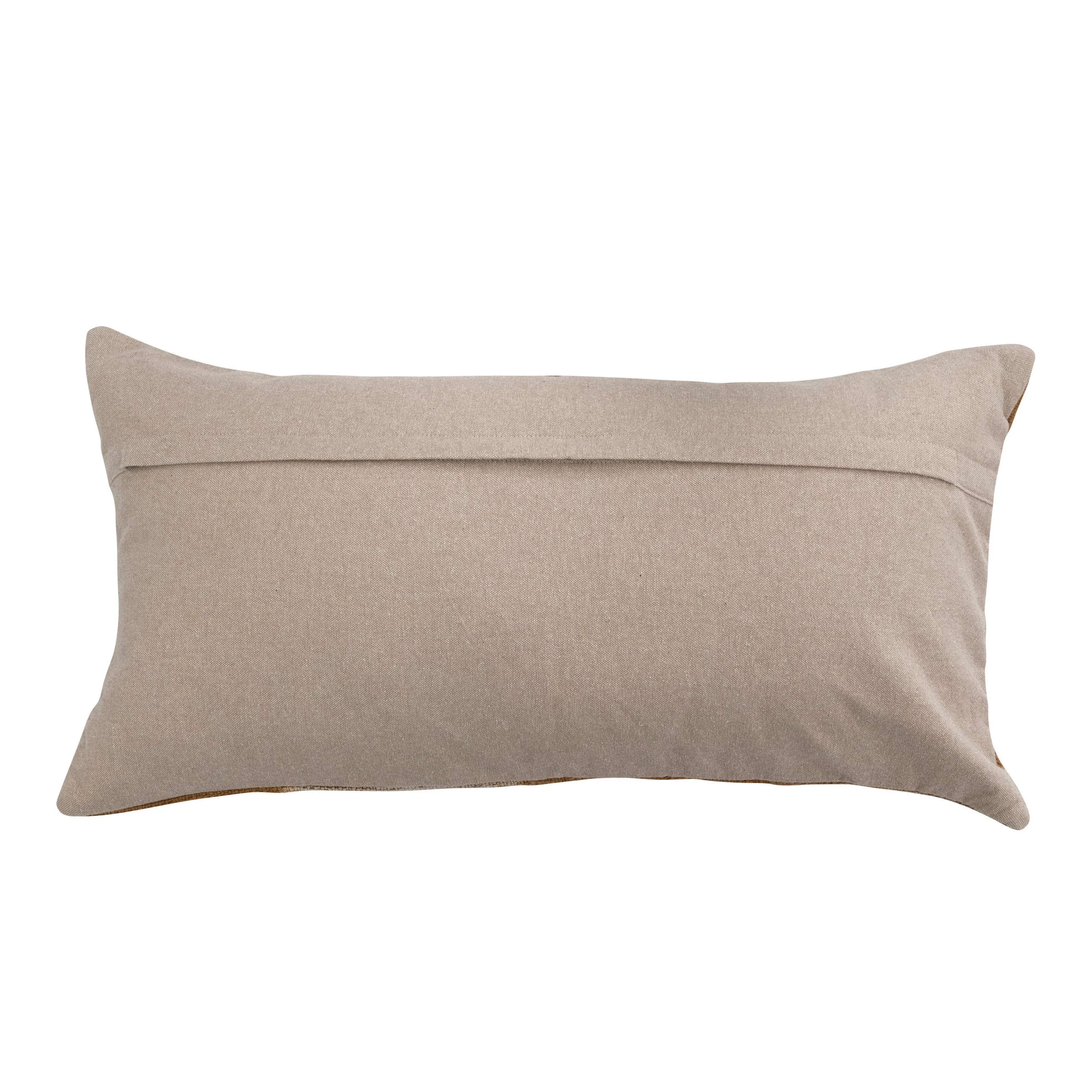 Cognac & Cream Lumbar Pillow - Image 3