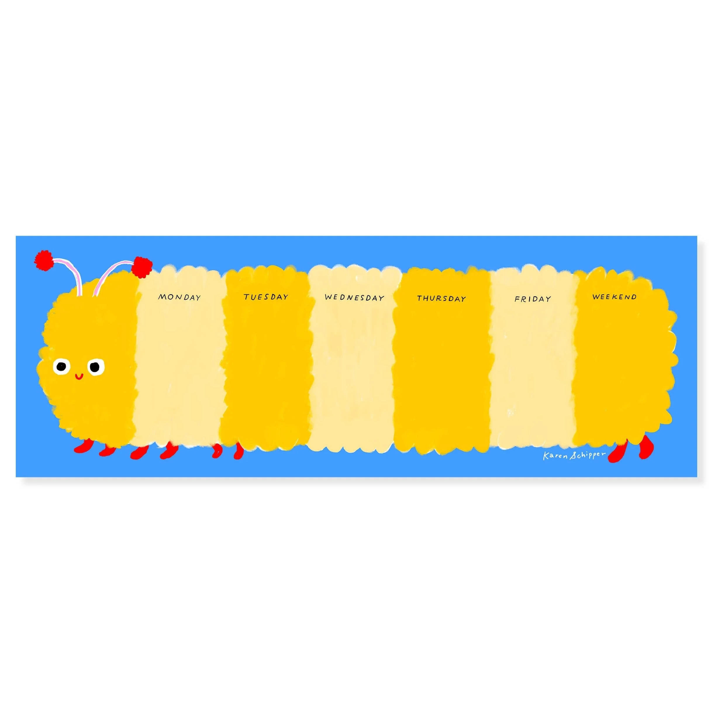 Caterpillar Weekly Desk Planner