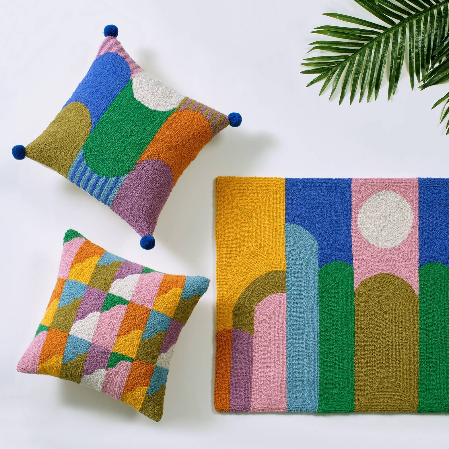 Color Geo Hook Pillow - Image 4