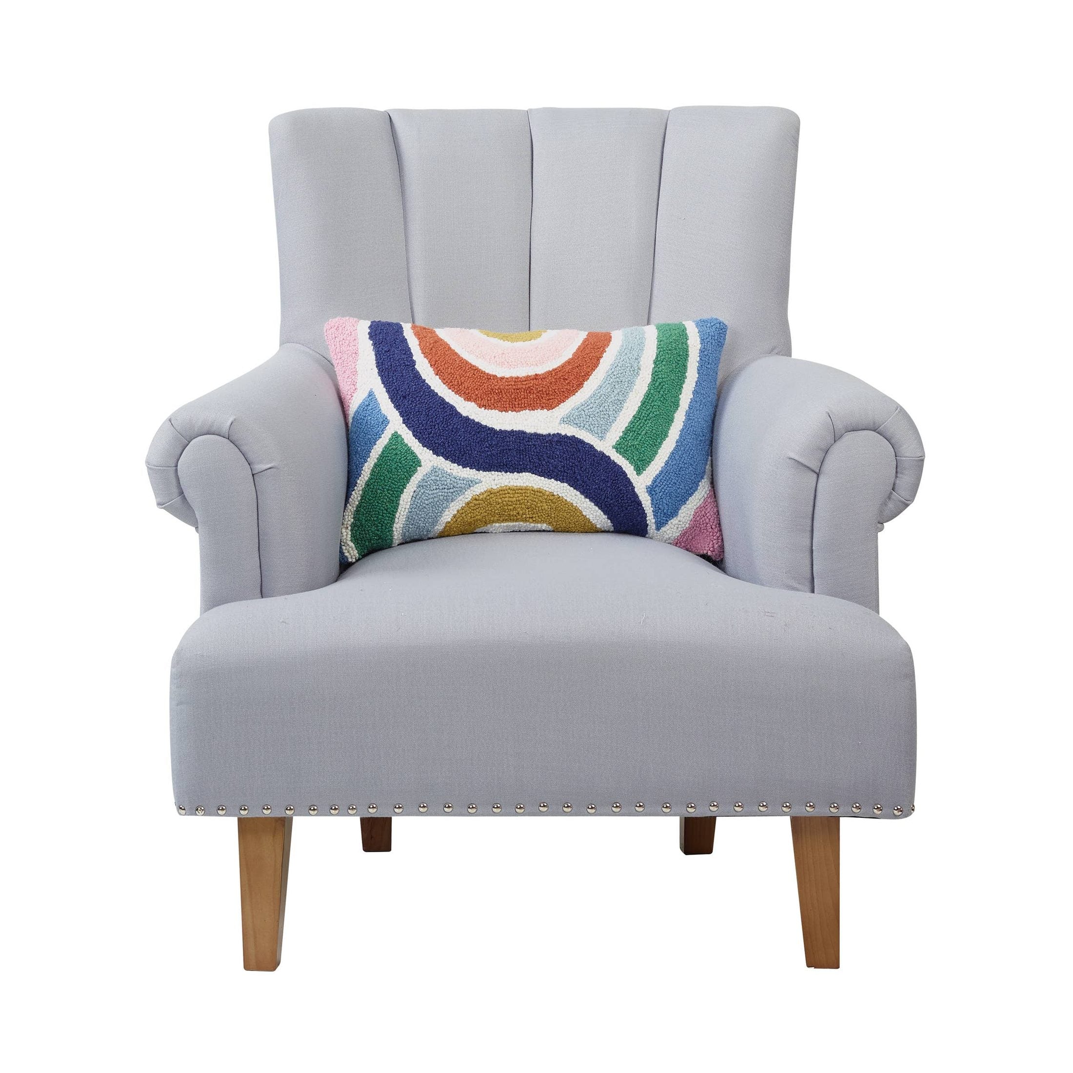 Color Waves Lumbar Hook Pillow - Image 2