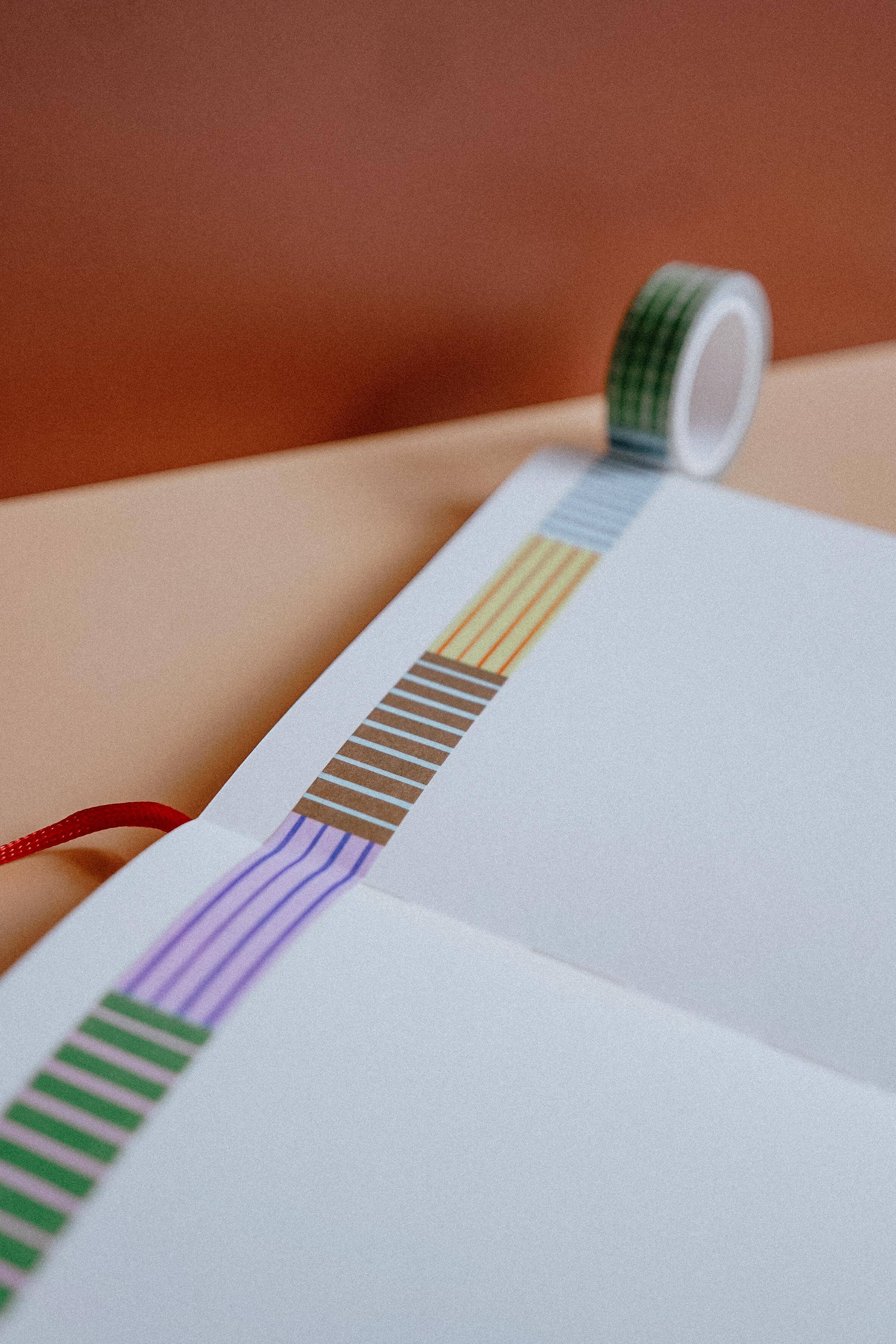 Colorful Stripes Washi Tape - Image 2