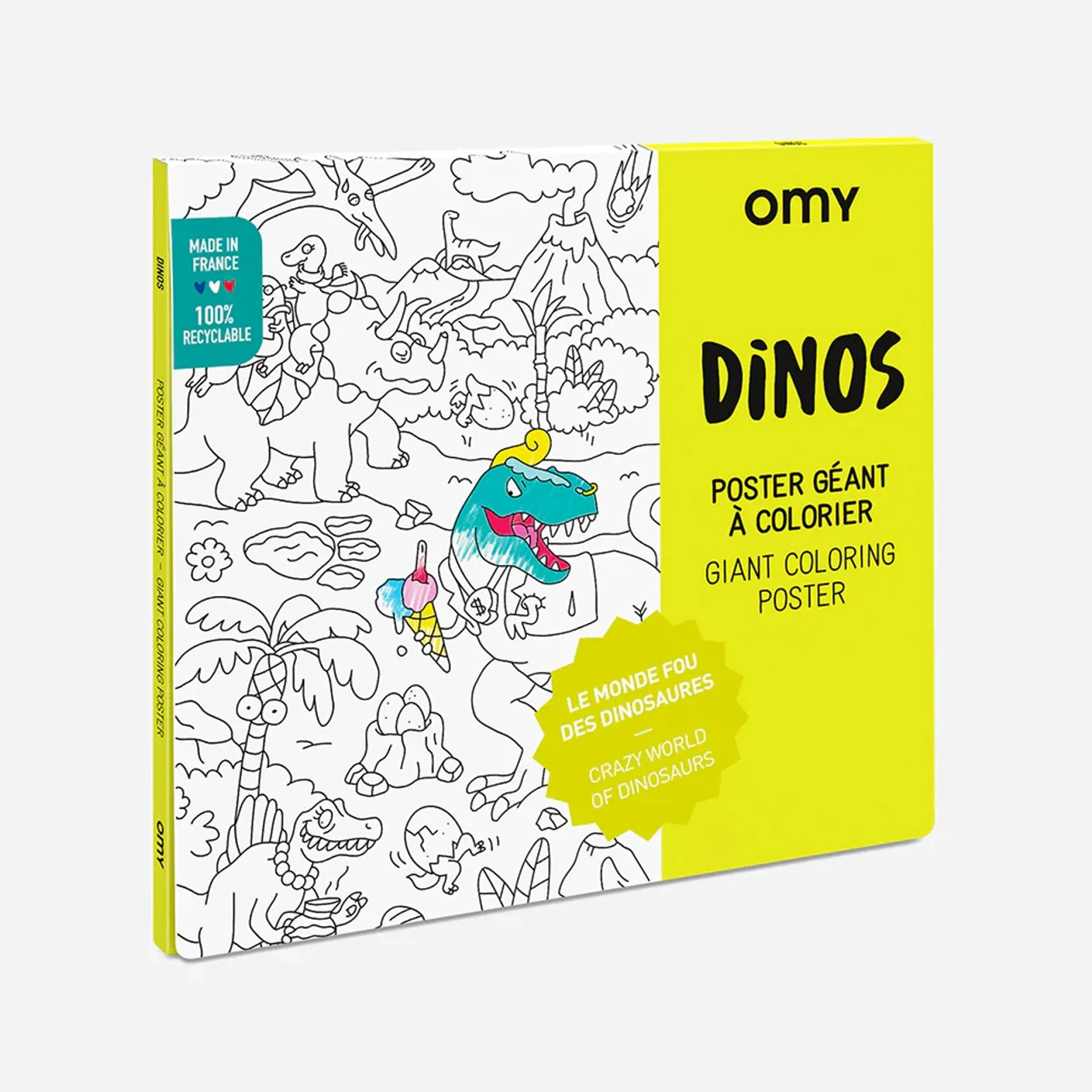 Giant Coloring Poster: Dinos