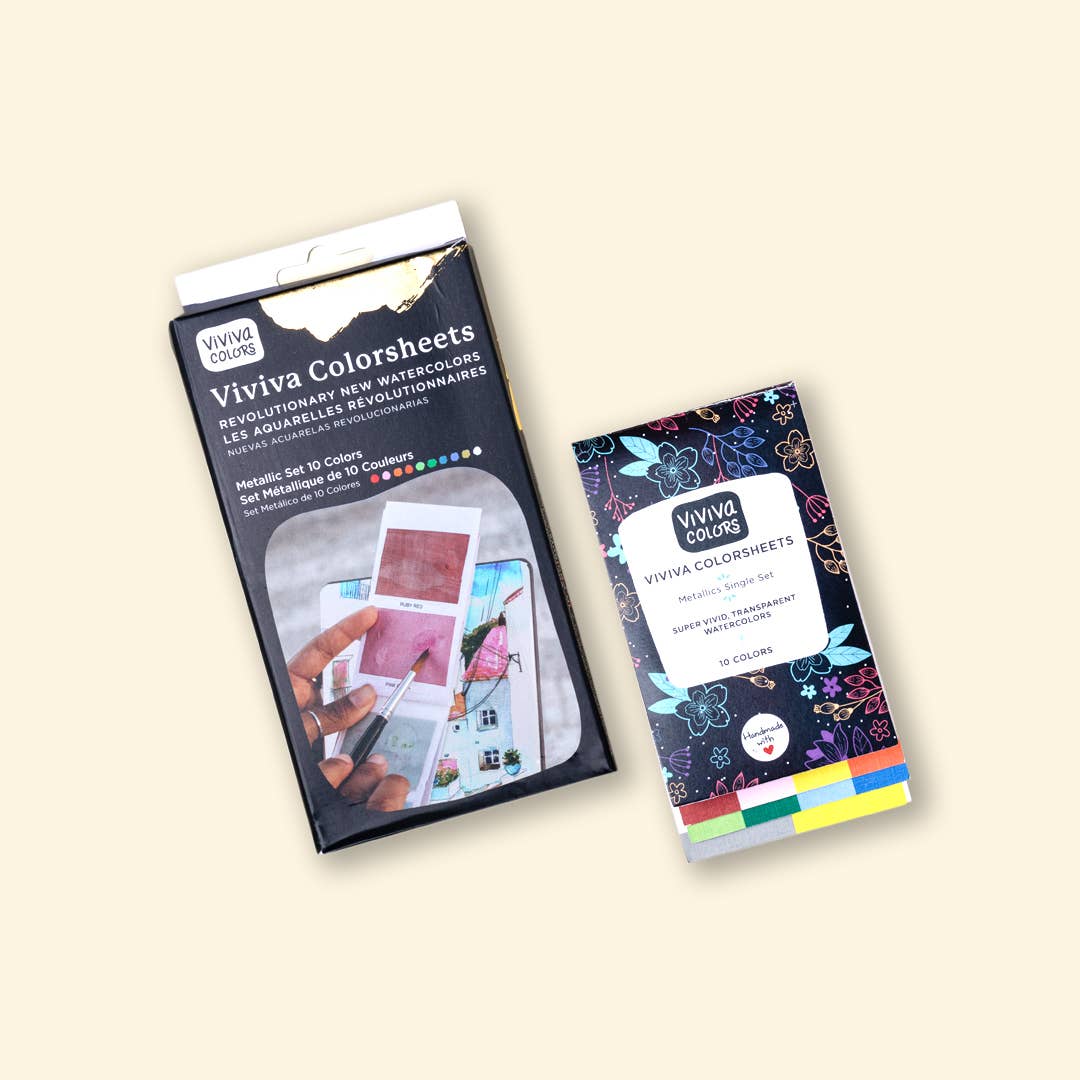 Colorsheets: Metallic - 10 Watercolors